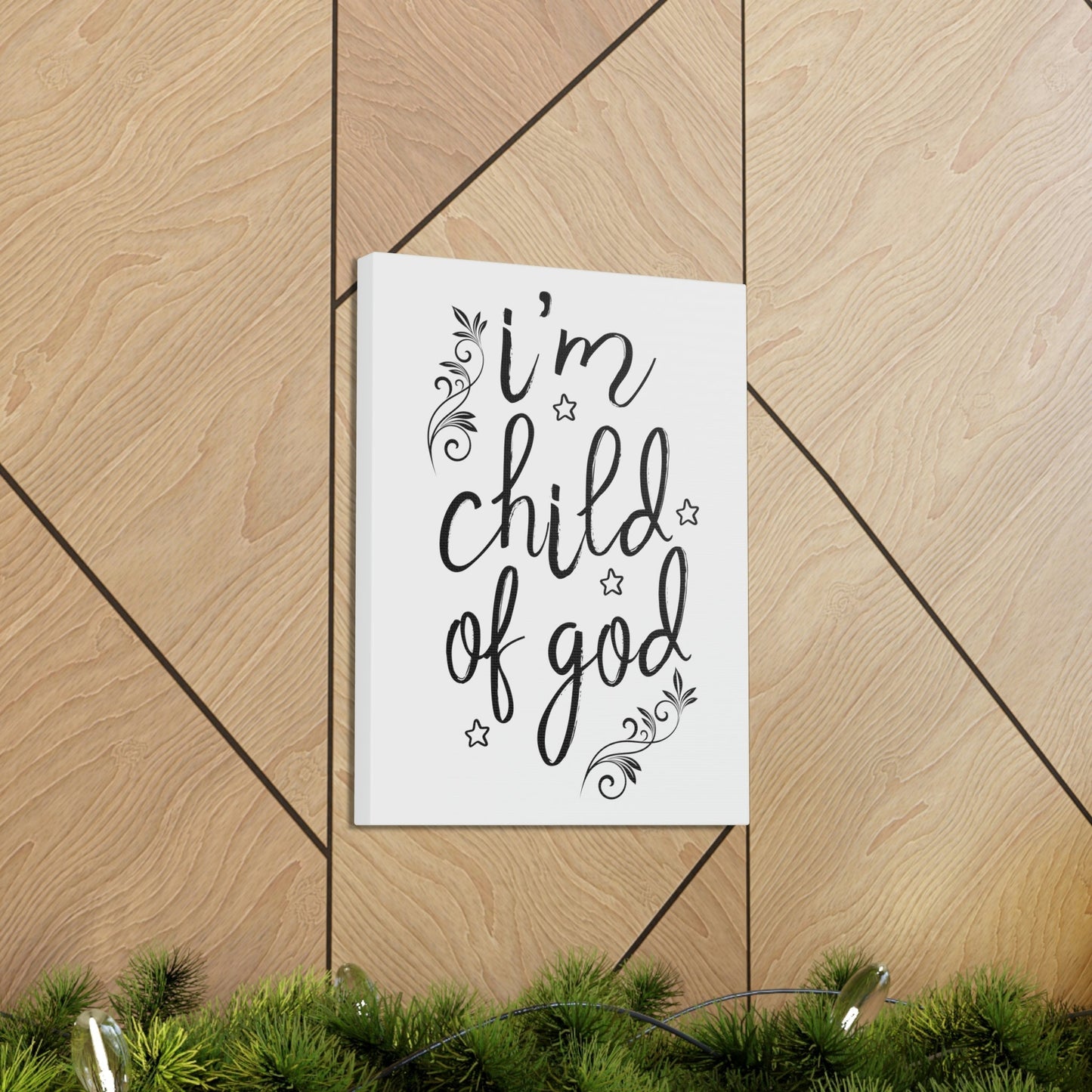 Scripture Walls I'm Child Of God Romans 8:14 Christian Wall Art Print Ready to Hang Unframed-Express Your Love Gifts