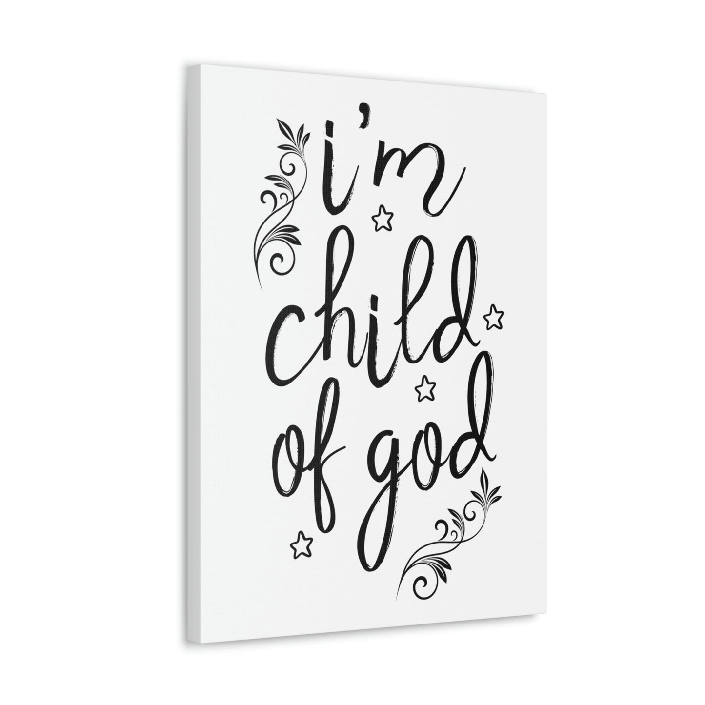 Scripture Walls I'm Child Of God Romans 8:14 Christian Wall Art Print Ready to Hang Unframed-Express Your Love Gifts