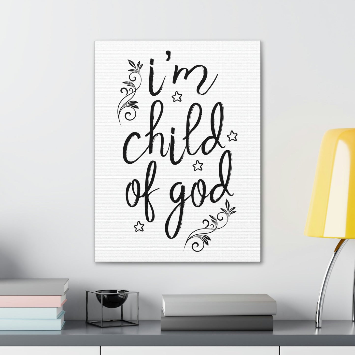 Scripture Walls I'm Child Of God Romans 8:14 Christian Wall Art Print Ready to Hang Unframed-Express Your Love Gifts