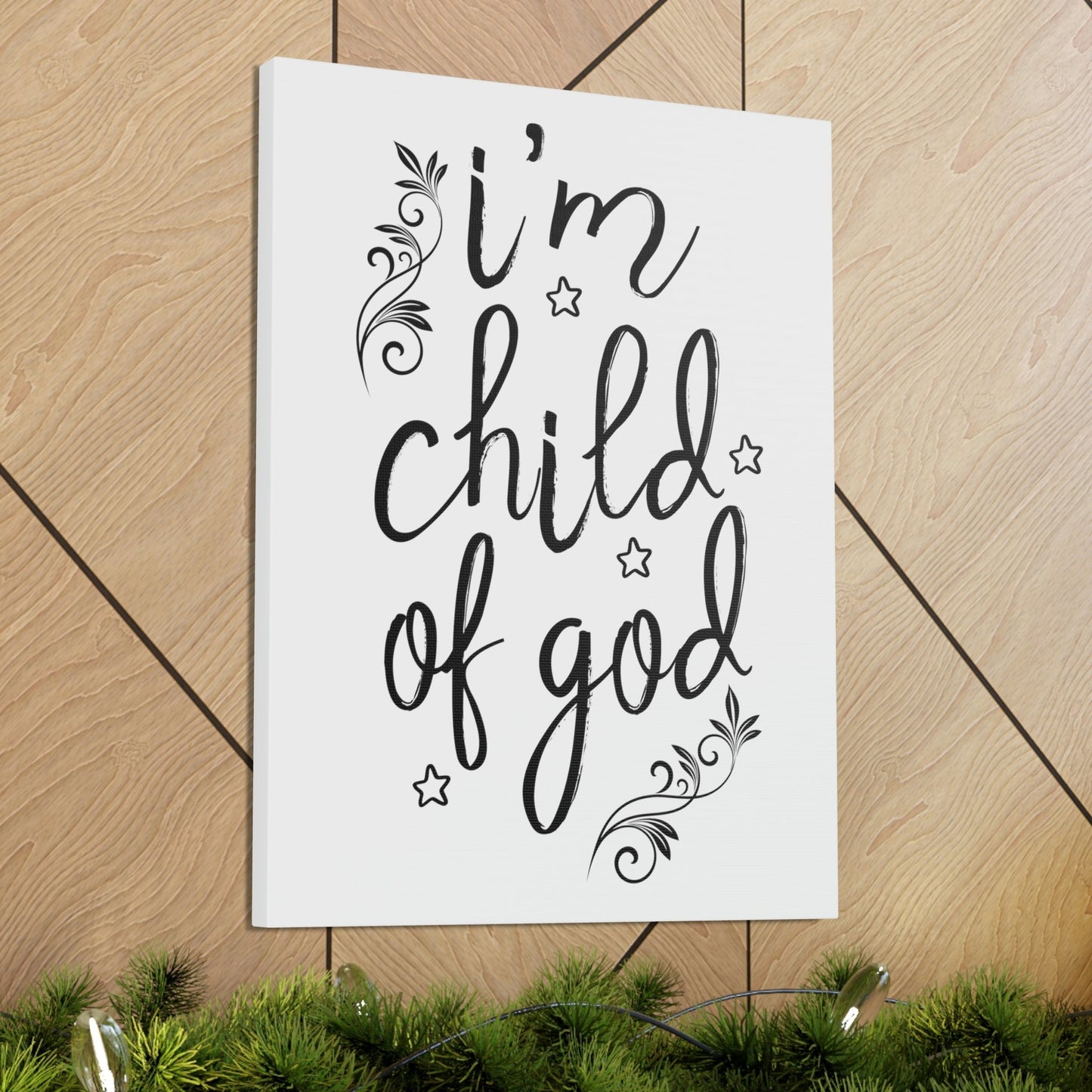 Scripture Walls I'm Child Of God Romans 8:14 Christian Wall Art Print Ready to Hang Unframed-Express Your Love Gifts