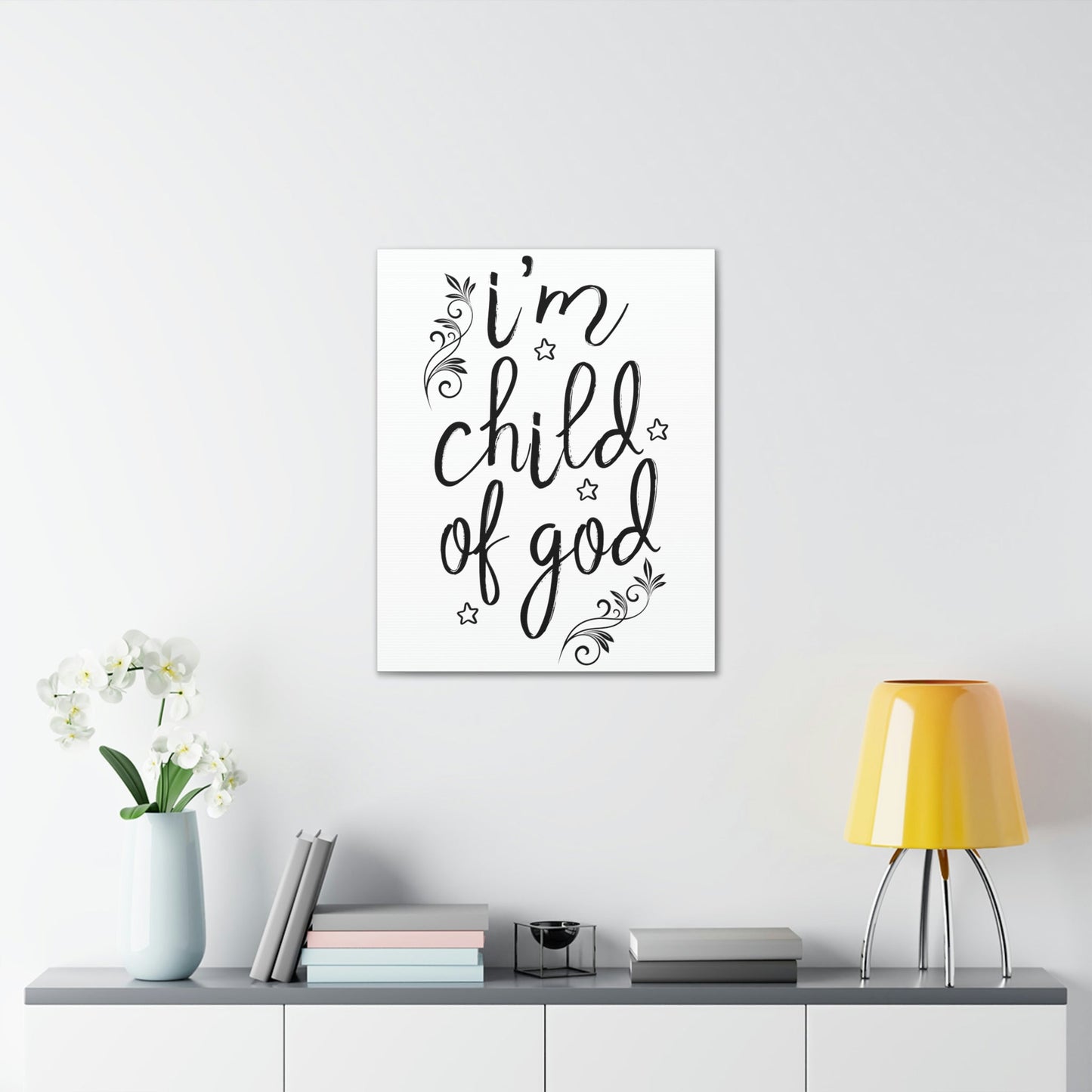 Scripture Walls I'm Child Of God Romans 8:14 Christian Wall Art Print Ready to Hang Unframed-Express Your Love Gifts