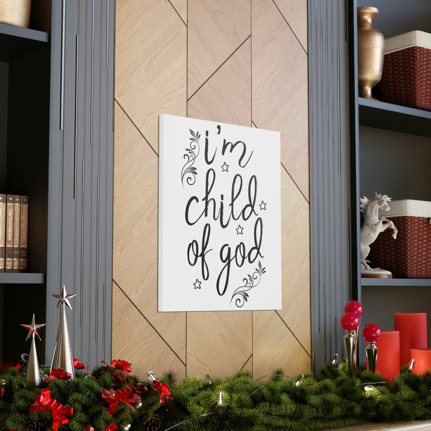 Scripture Walls I'm Child Of God Romans 8:14 Christian Wall Art Print Ready to Hang Unframed-Express Your Love Gifts
