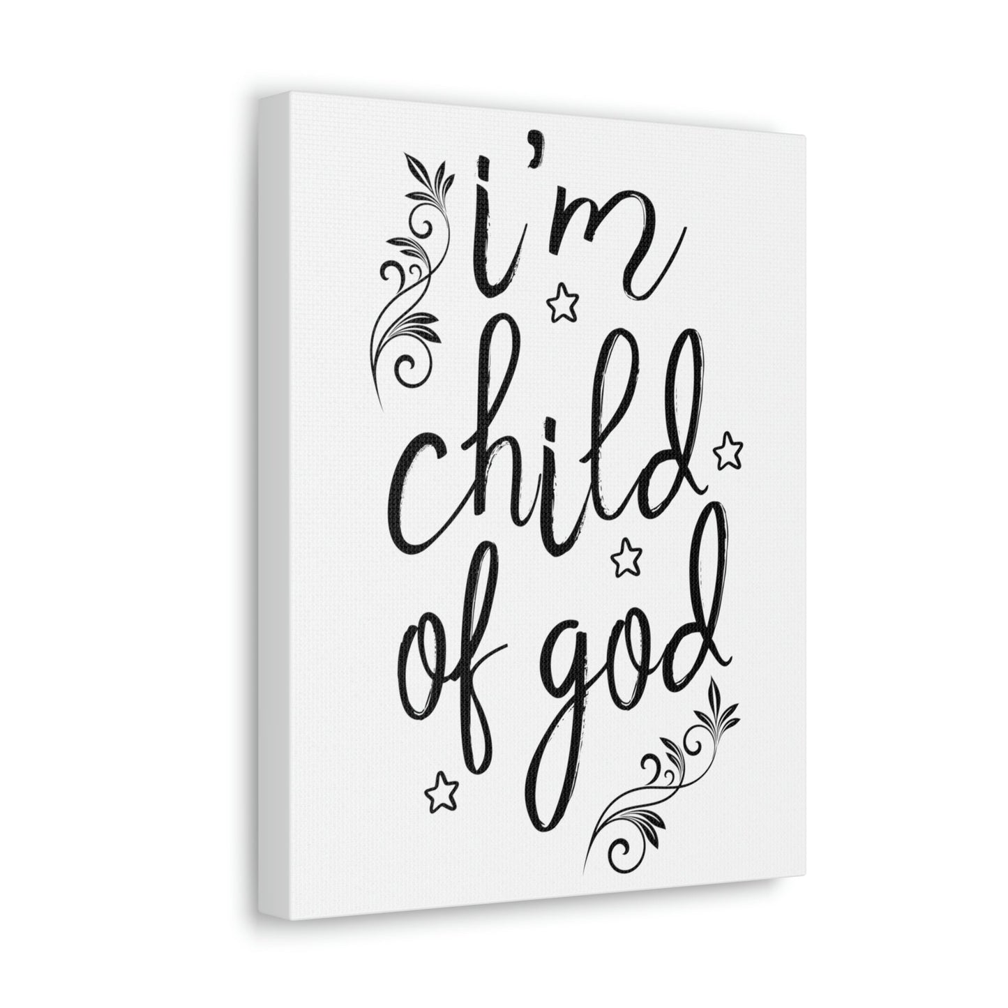 Scripture Walls I'm Child Of God Romans 8:14 Christian Wall Art Print Ready to Hang Unframed-Express Your Love Gifts