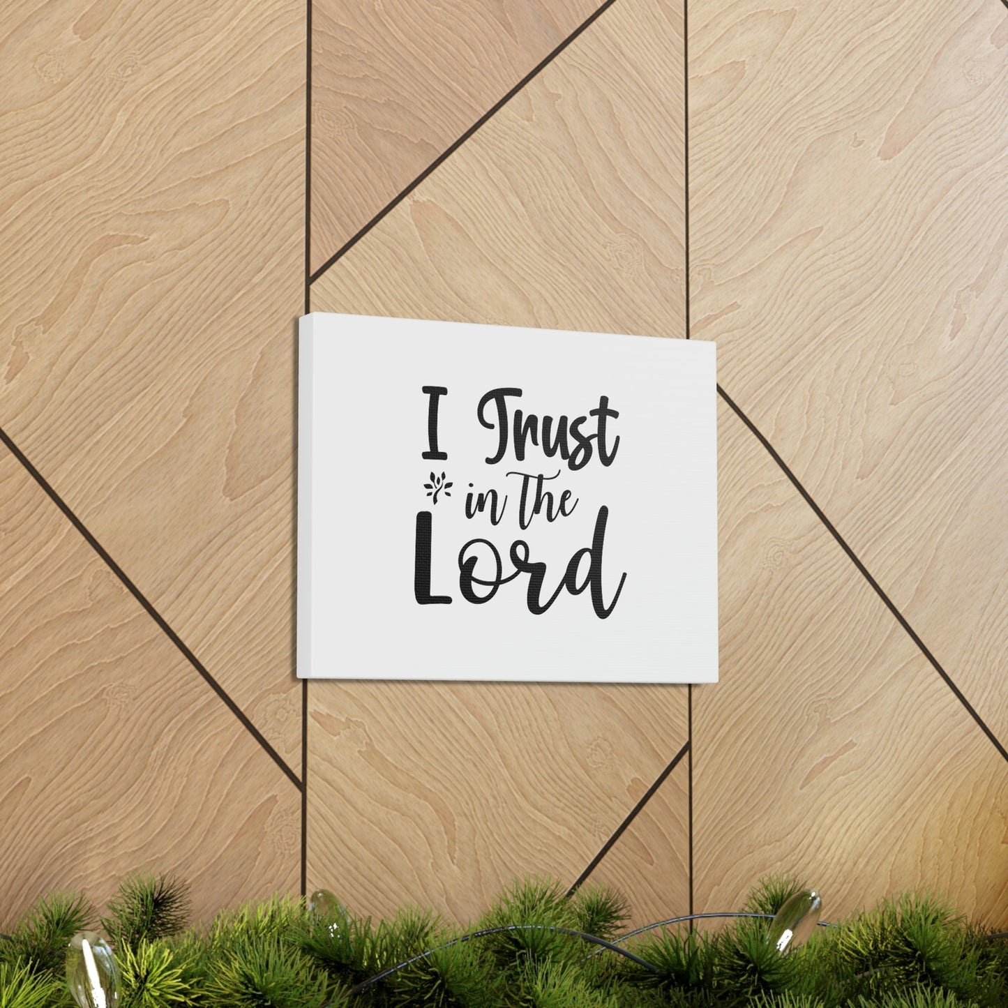 I Trust In The Lord Proverbs 3:5 Christian Wall Art Bible Verse Print Ready to Hang Unframed-Express Your Love Gifts