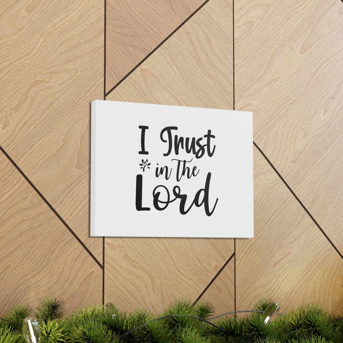 I Trust In The Lord Proverbs 3:5 Christian Wall Art Bible Verse Print Ready to Hang Unframed-Express Your Love Gifts