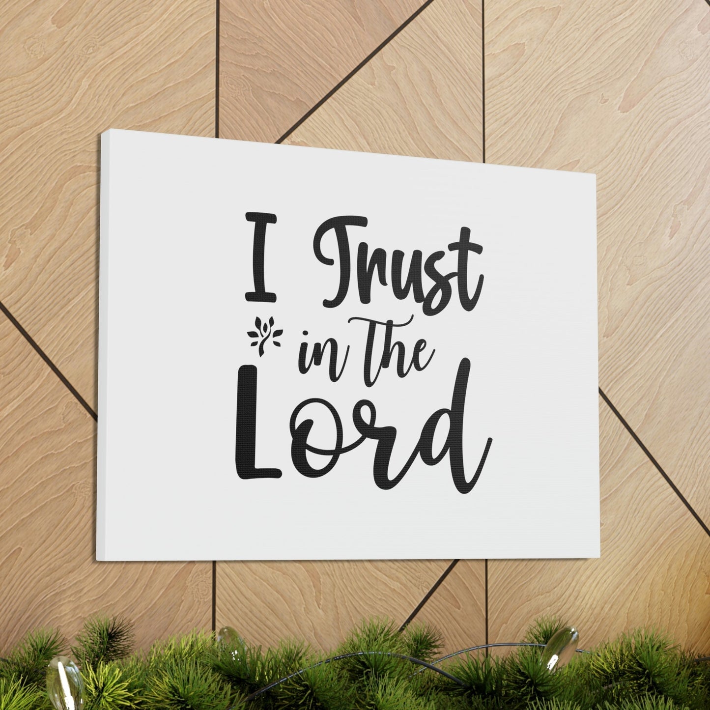 I Trust In The Lord Proverbs 3:5 Christian Wall Art Bible Verse Print Ready to Hang Unframed-Express Your Love Gifts