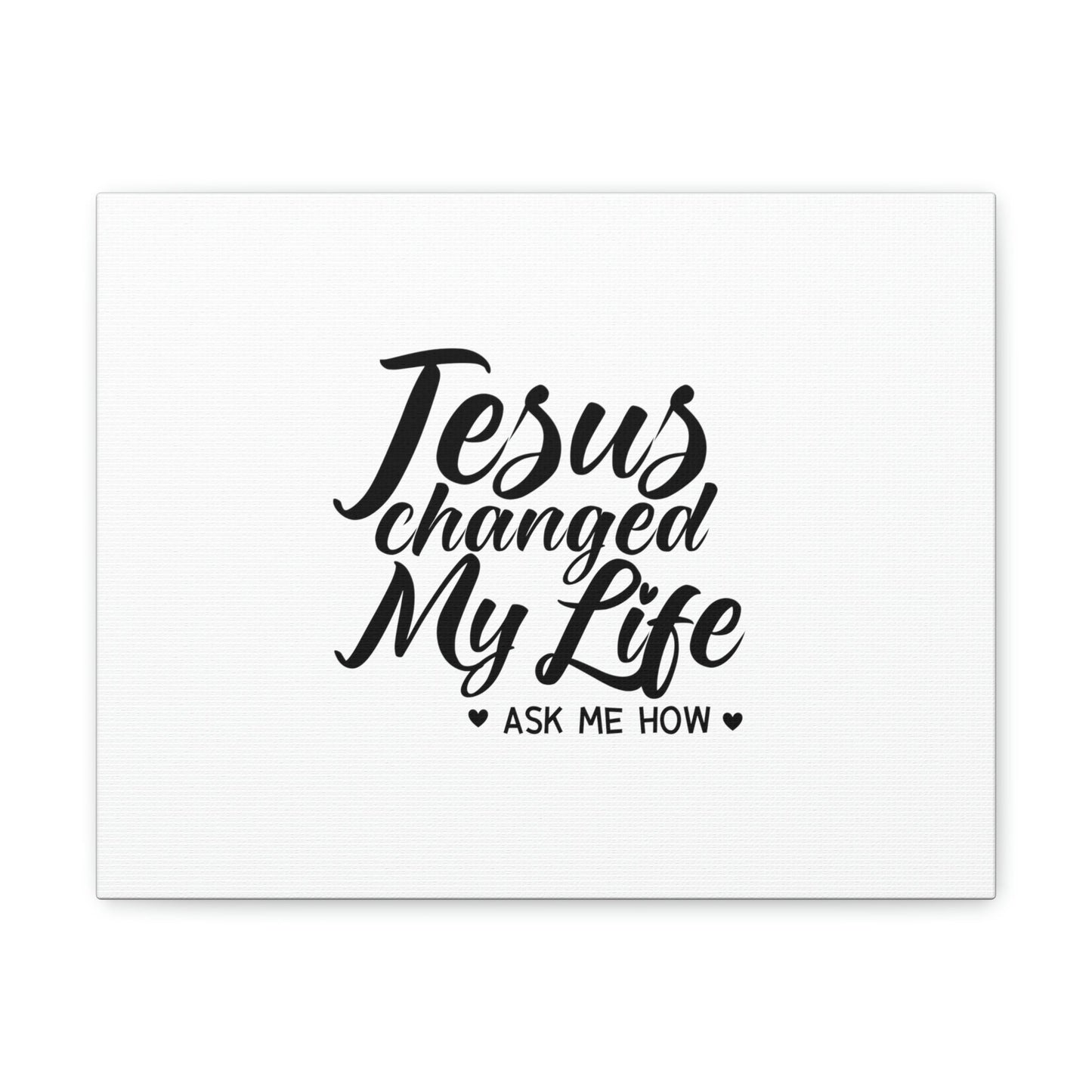 Jesus Changed My Life Galatians 2:20 Christian Wall Art Bible Verse Print Ready to Hang Unframed-Express Your Love Gifts