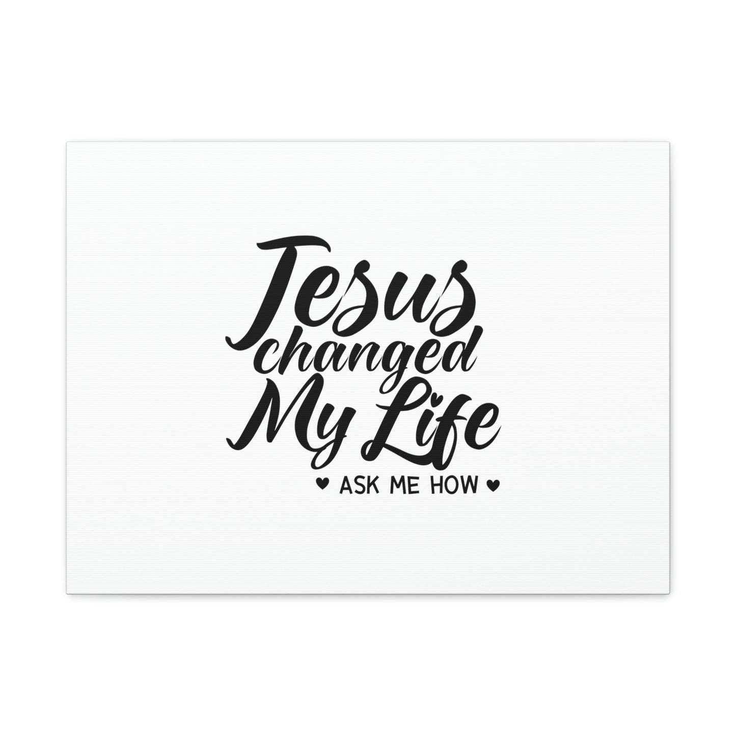 Jesus Changed My Life Galatians 2:20 Christian Wall Art Bible Verse Print Ready to Hang Unframed-Express Your Love Gifts