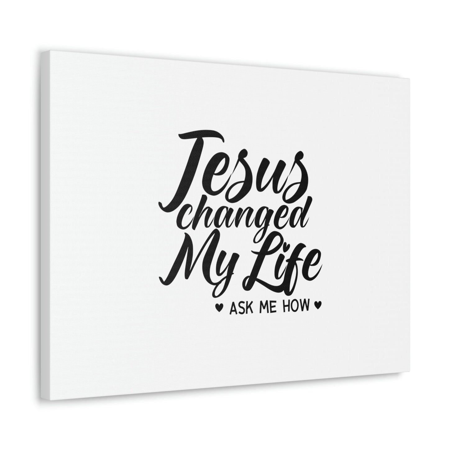 Jesus Changed My Life Galatians 2:20 Christian Wall Art Bible Verse Print Ready to Hang Unframed-Express Your Love Gifts