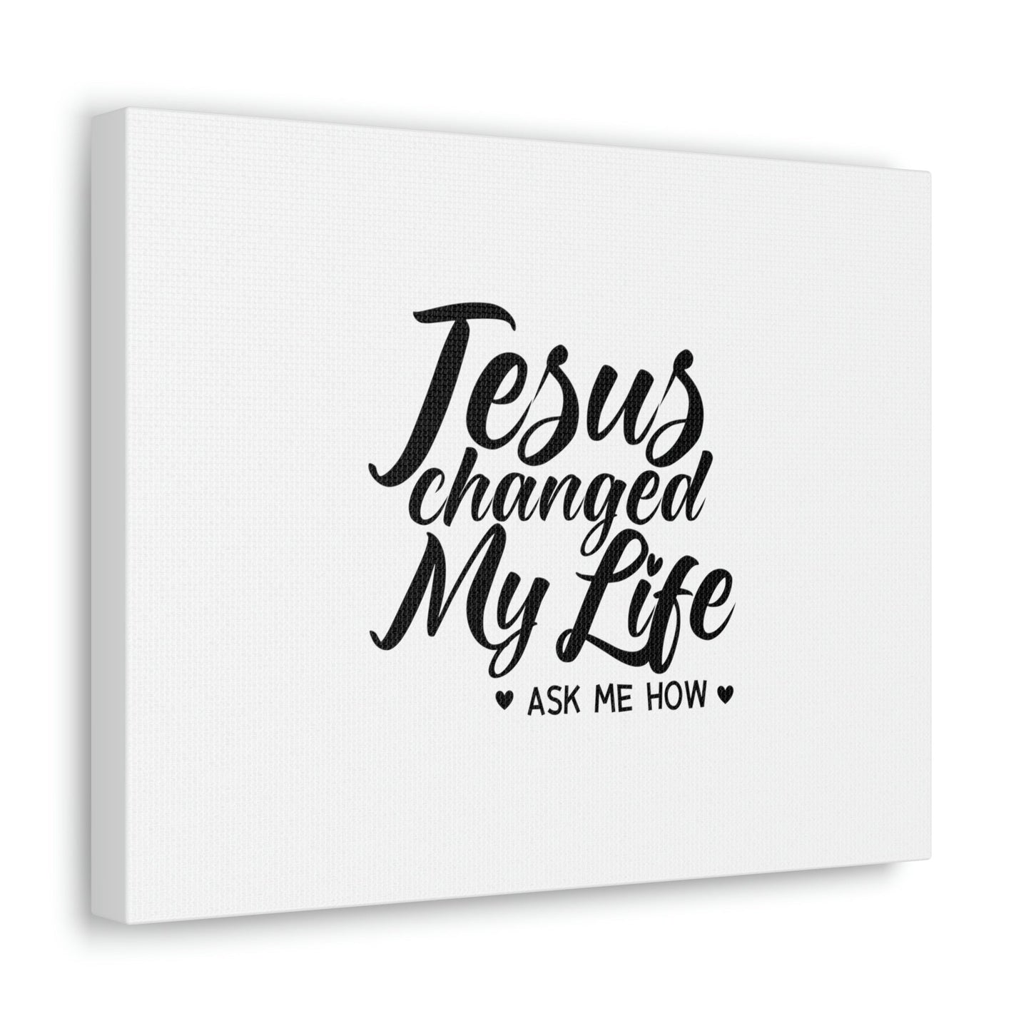 Jesus Changed My Life Galatians 2:20 Christian Wall Art Bible Verse Print Ready to Hang Unframed-Express Your Love Gifts