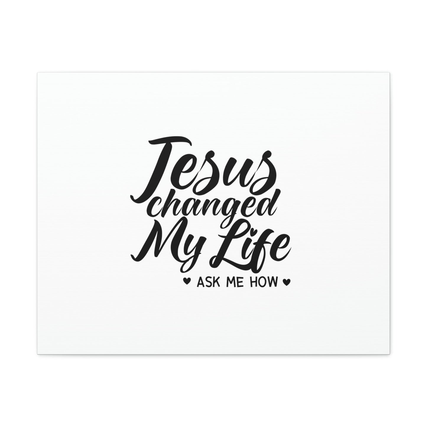 Jesus Changed My Life Galatians 2:20 Christian Wall Art Bible Verse Print Ready to Hang Unframed-Express Your Love Gifts