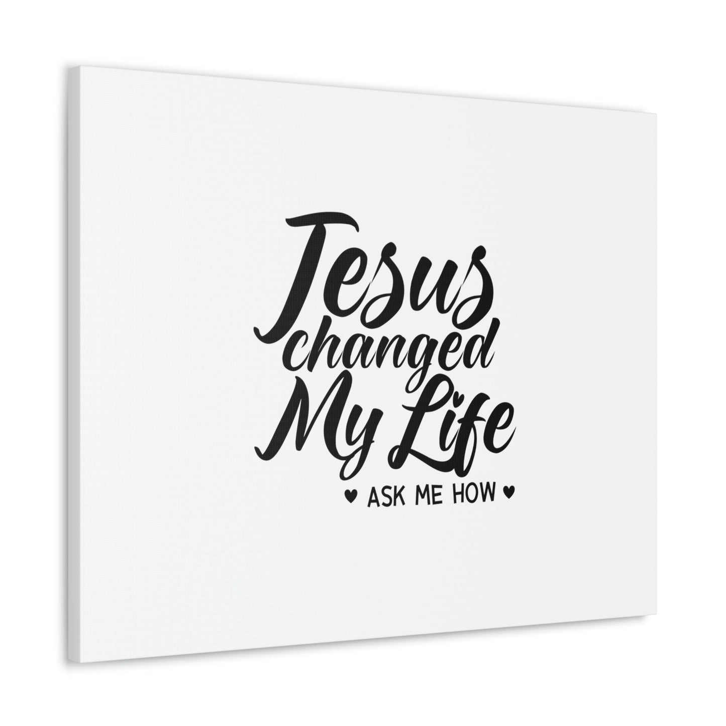 Jesus Changed My Life Galatians 2:20 Christian Wall Art Bible Verse Print Ready to Hang Unframed-Express Your Love Gifts