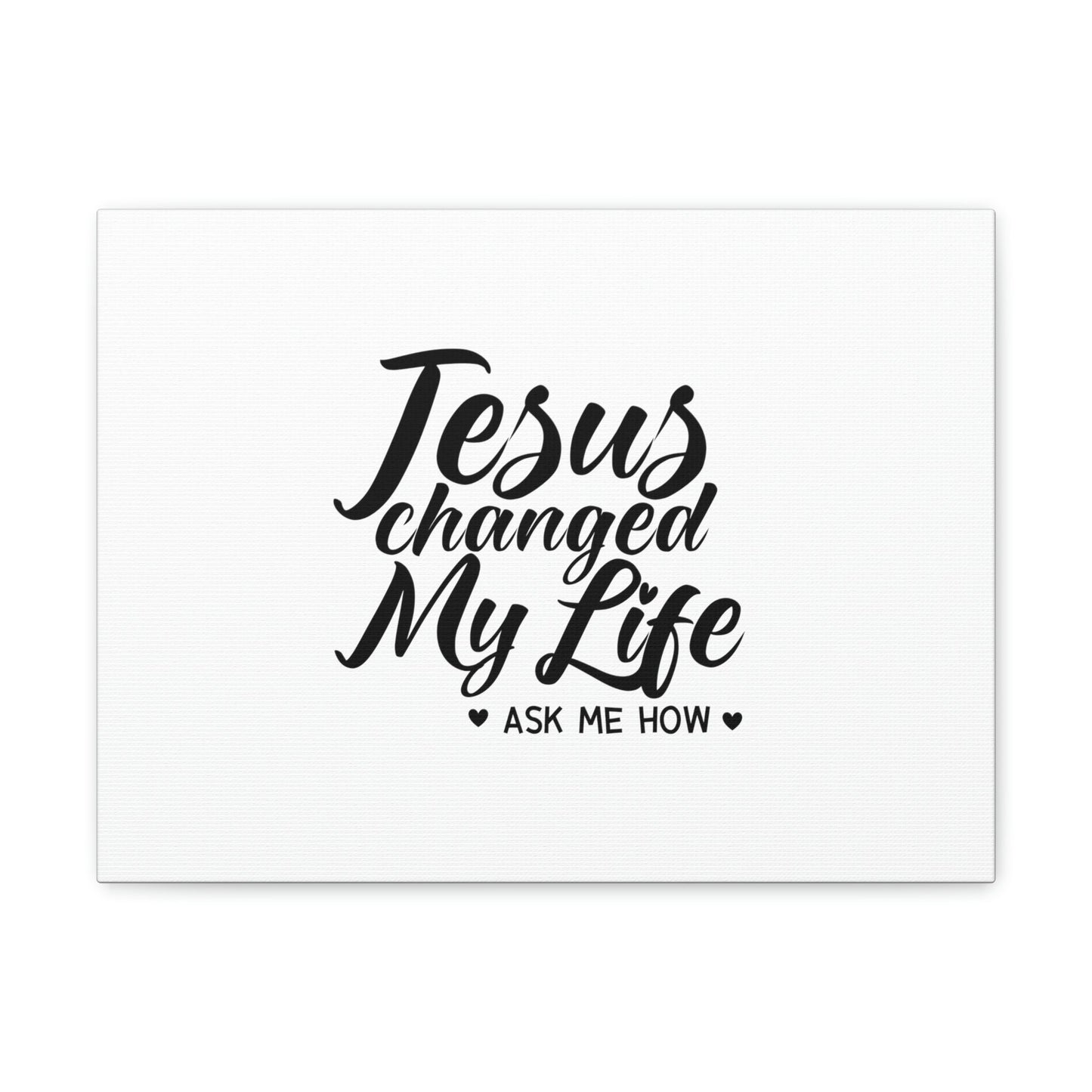 Jesus Changed My Life Galatians 2:20 Christian Wall Art Bible Verse Print Ready to Hang Unframed-Express Your Love Gifts