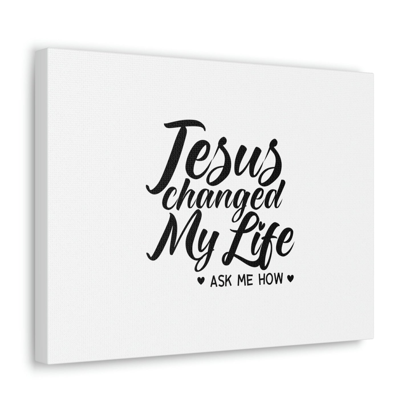 Jesus Changed My Life Galatians 2:20 Christian Wall Art Bible Verse Print Ready to Hang Unframed-Express Your Love Gifts