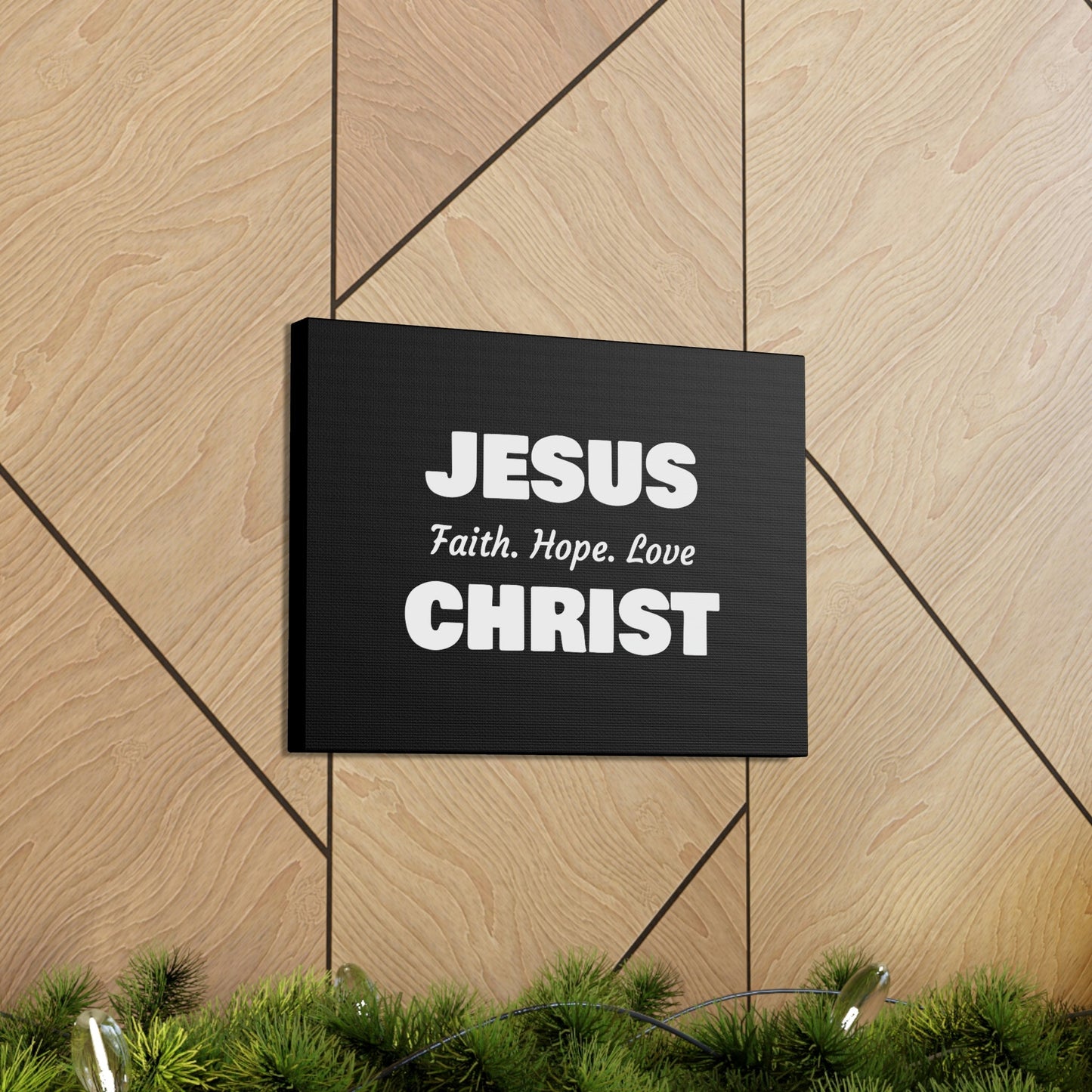 Jesus Christ, Faith, Hope, Love 1 Corinthians 13:13 Christian Wall Art Bible Verse Print Ready to Hang Unframed-Express Your Love Gifts