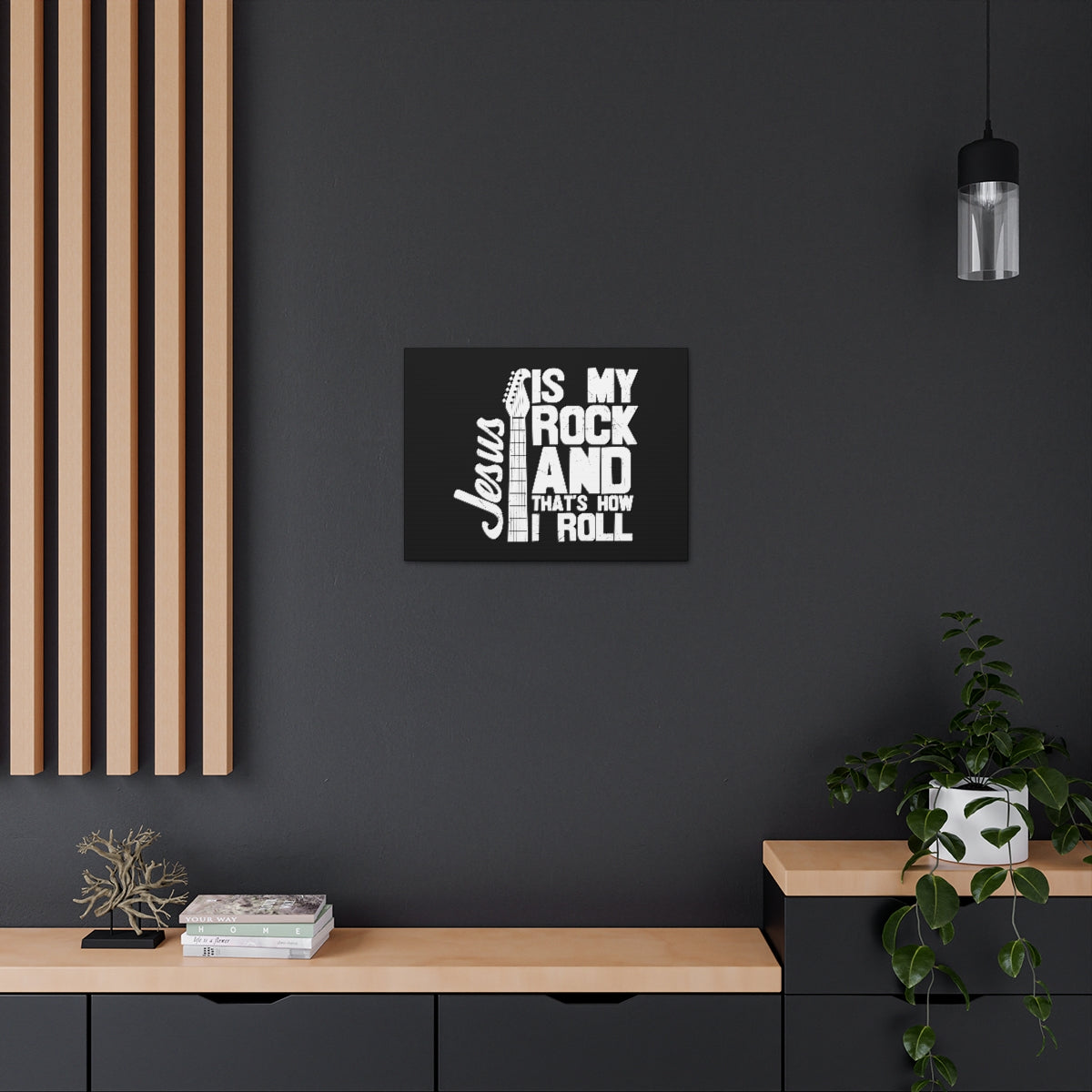 Jesus Is My Rock 1 John 4:15 Christian Wall Art Bible Verse Print Ready to Hang Unframed-Express Your Love Gifts