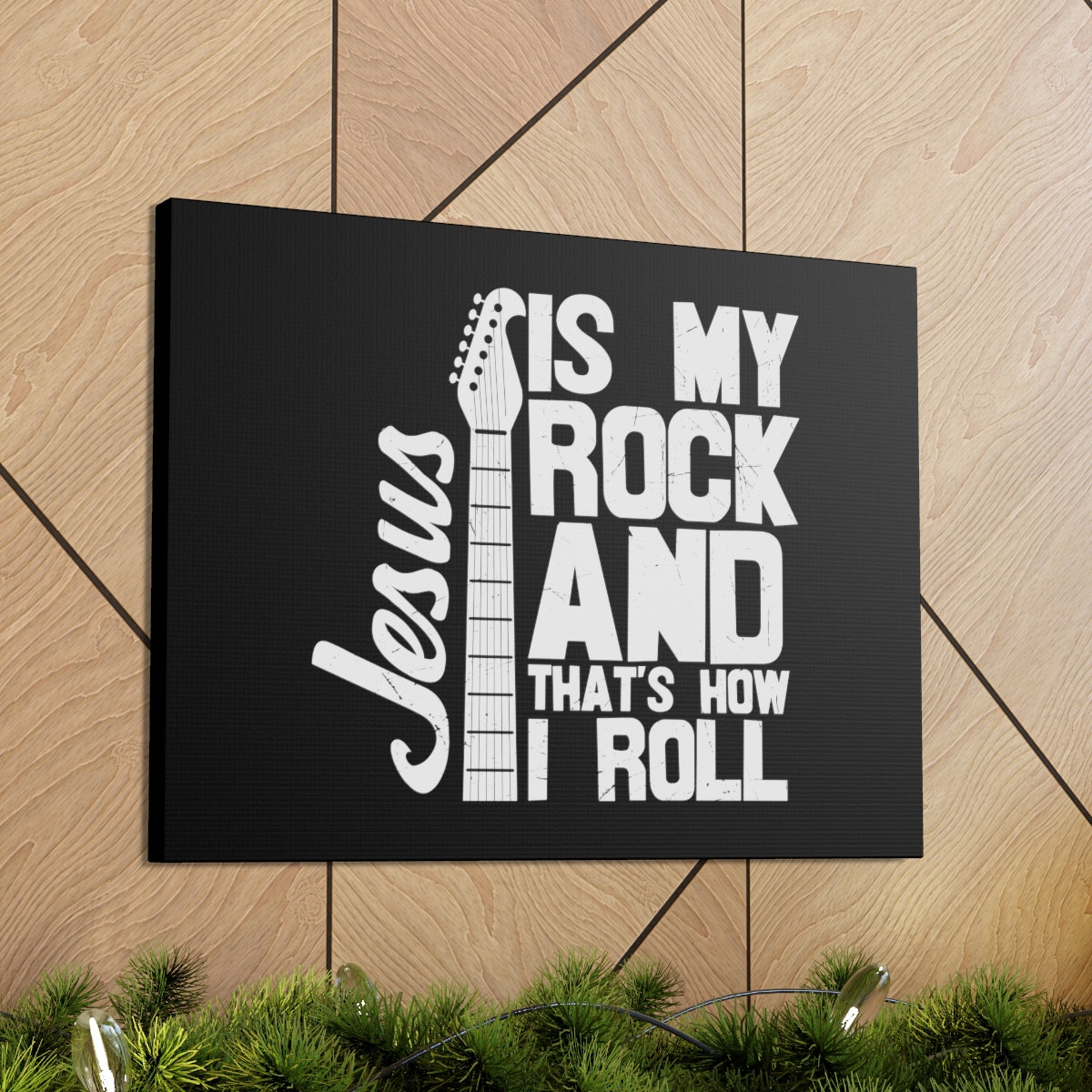 Jesus Is My Rock 1 John 4:15 Christian Wall Art Bible Verse Print Ready to Hang Unframed-Express Your Love Gifts