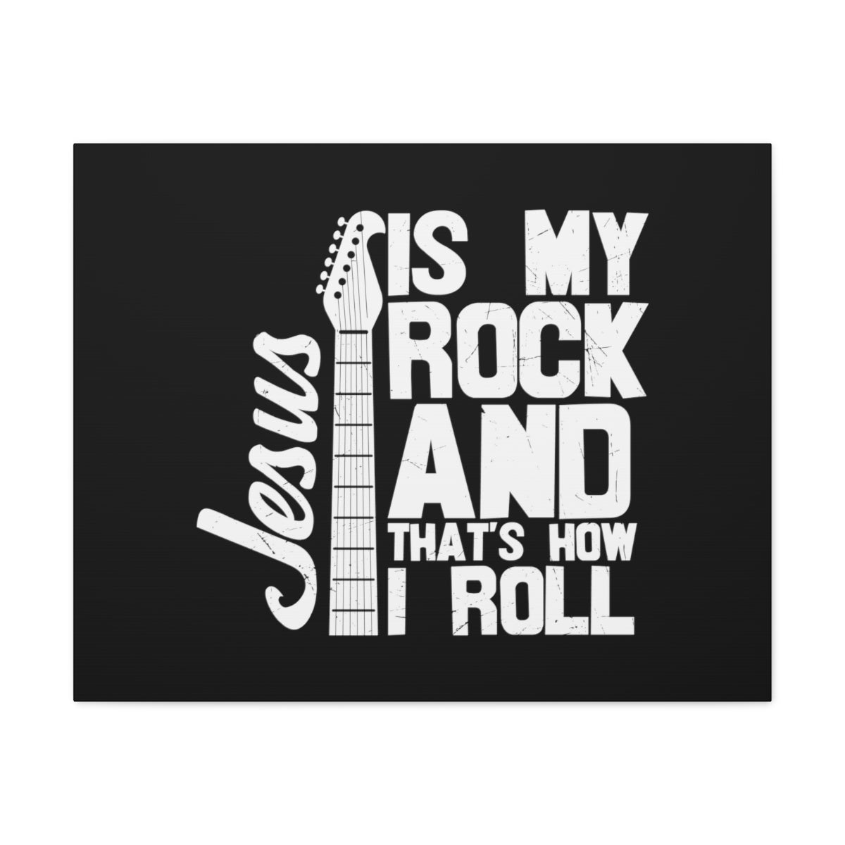 Jesus Is My Rock 1 John 4:15 Christian Wall Art Bible Verse Print Ready to Hang Unframed-Express Your Love Gifts