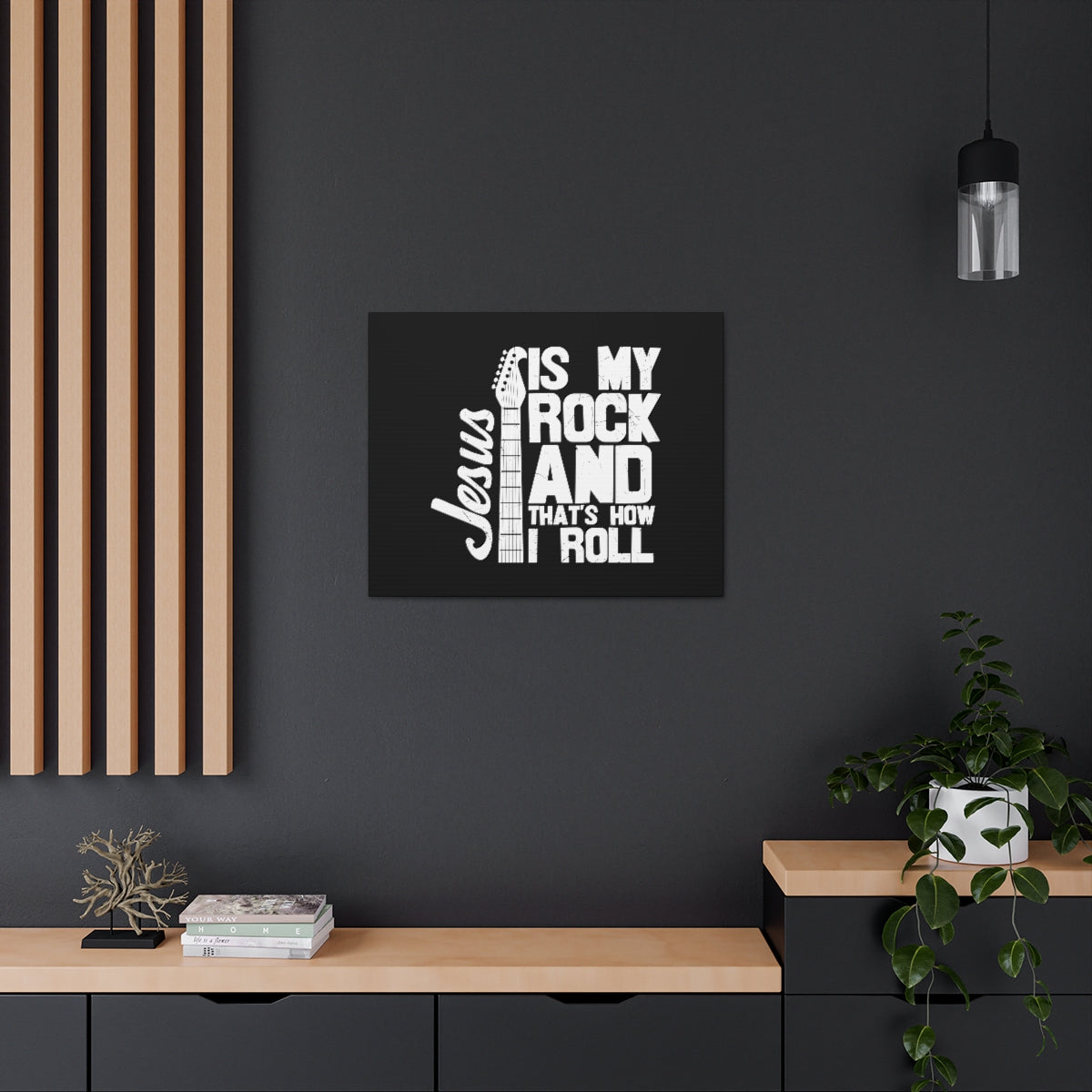 Jesus Is My Rock 1 John 4:15 Christian Wall Art Bible Verse Print Ready to Hang Unframed-Express Your Love Gifts