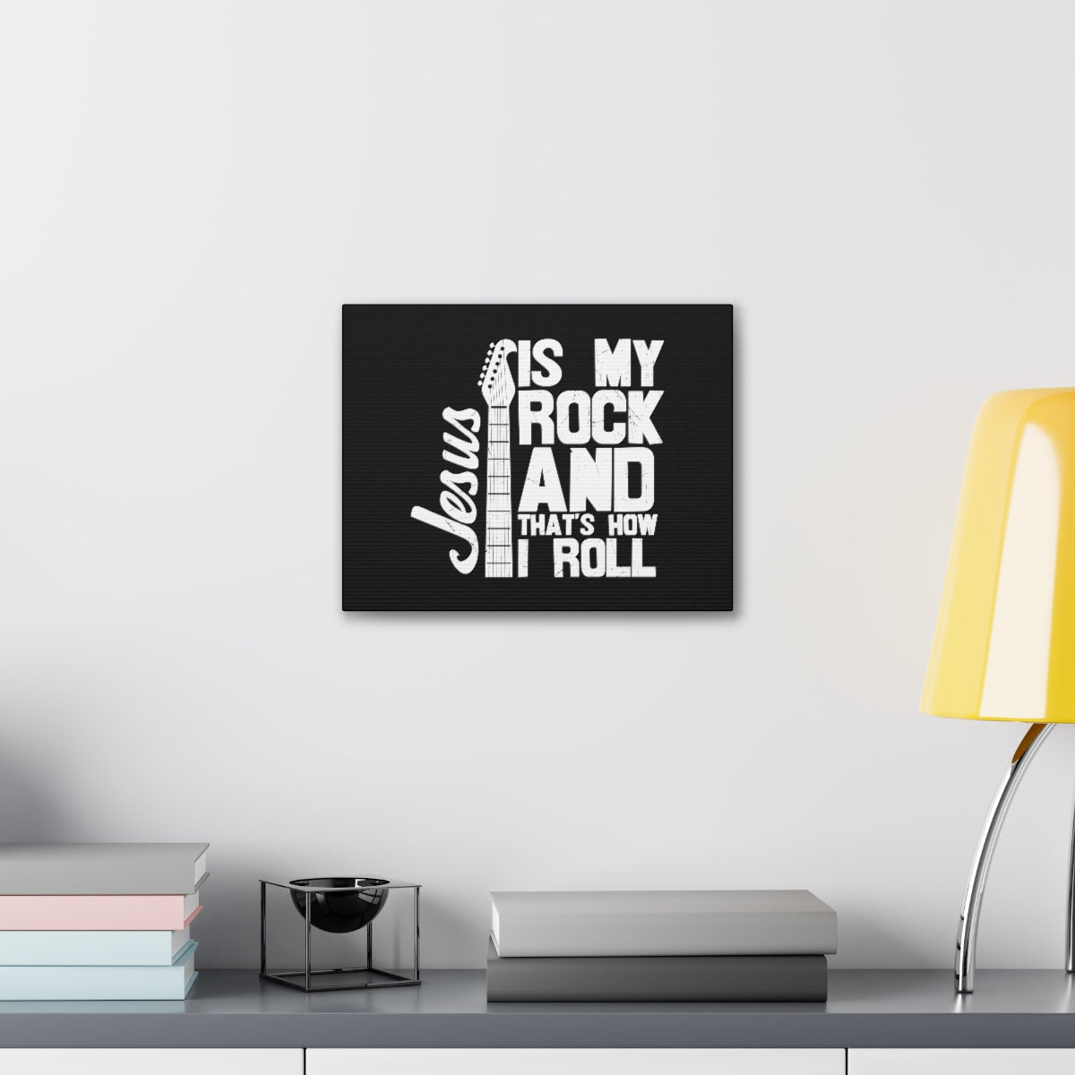 Jesus Is My Rock 1 John 4:15 Christian Wall Art Bible Verse Print Ready to Hang Unframed-Express Your Love Gifts