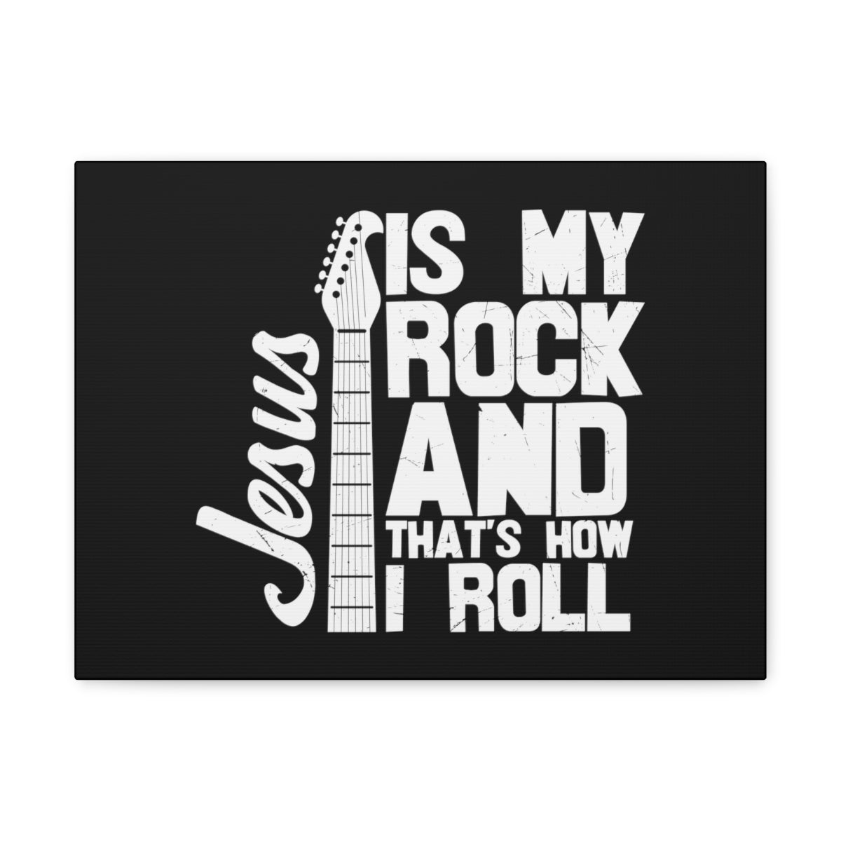 Jesus Is My Rock 1 John 4:15 Christian Wall Art Bible Verse Print Ready to Hang Unframed-Express Your Love Gifts
