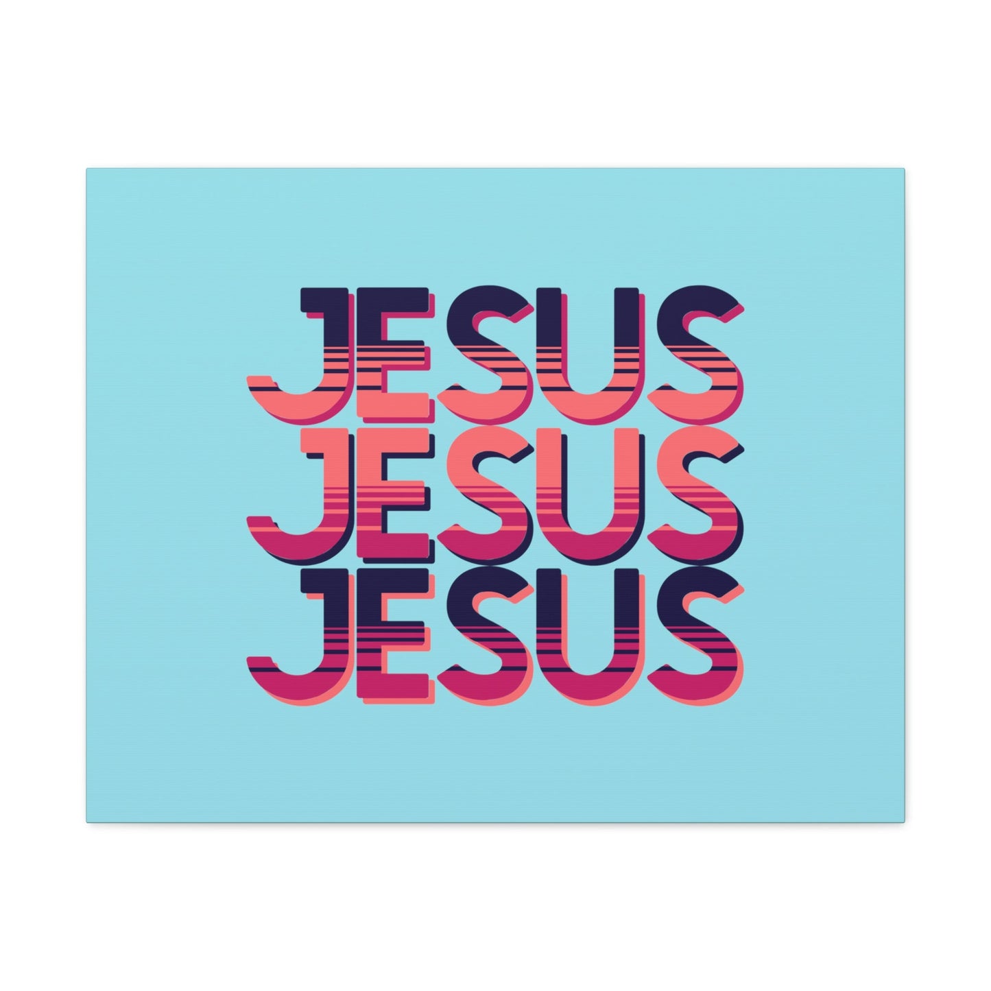 Scripture Walls Jesus John 8:12 Sunset Blue Bible Verse Canvas Christian Wall Art Ready to Hang Unframed-Express Your Love Gifts