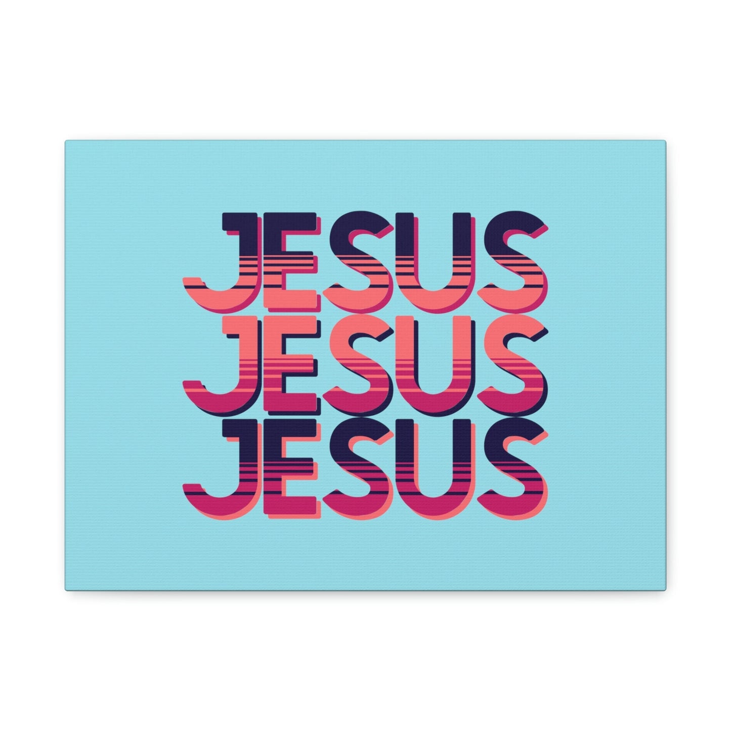 Scripture Walls Jesus John 8:12 Sunset Blue Bible Verse Canvas Christian Wall Art Ready to Hang Unframed-Express Your Love Gifts