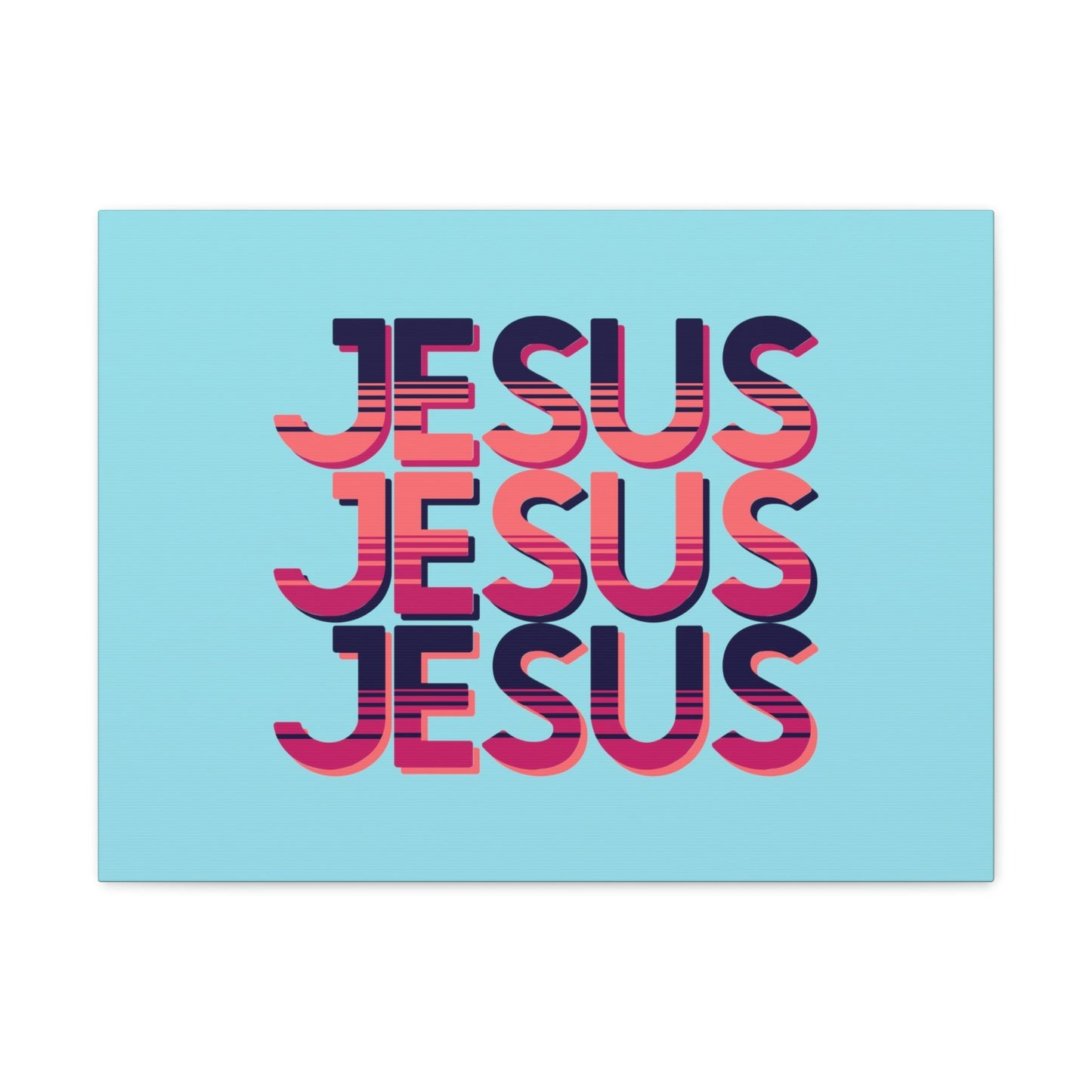 Scripture Walls Jesus John 8:12 Sunset Blue Bible Verse Canvas Christian Wall Art Ready to Hang Unframed-Express Your Love Gifts