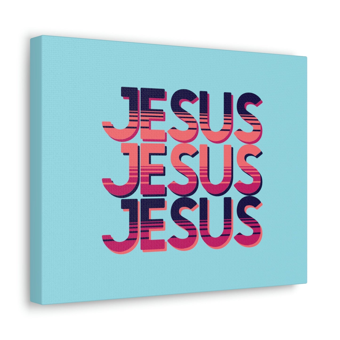 Scripture Walls Jesus John 8:12 Sunset Blue Bible Verse Canvas Christian Wall Art Ready to Hang Unframed-Express Your Love Gifts