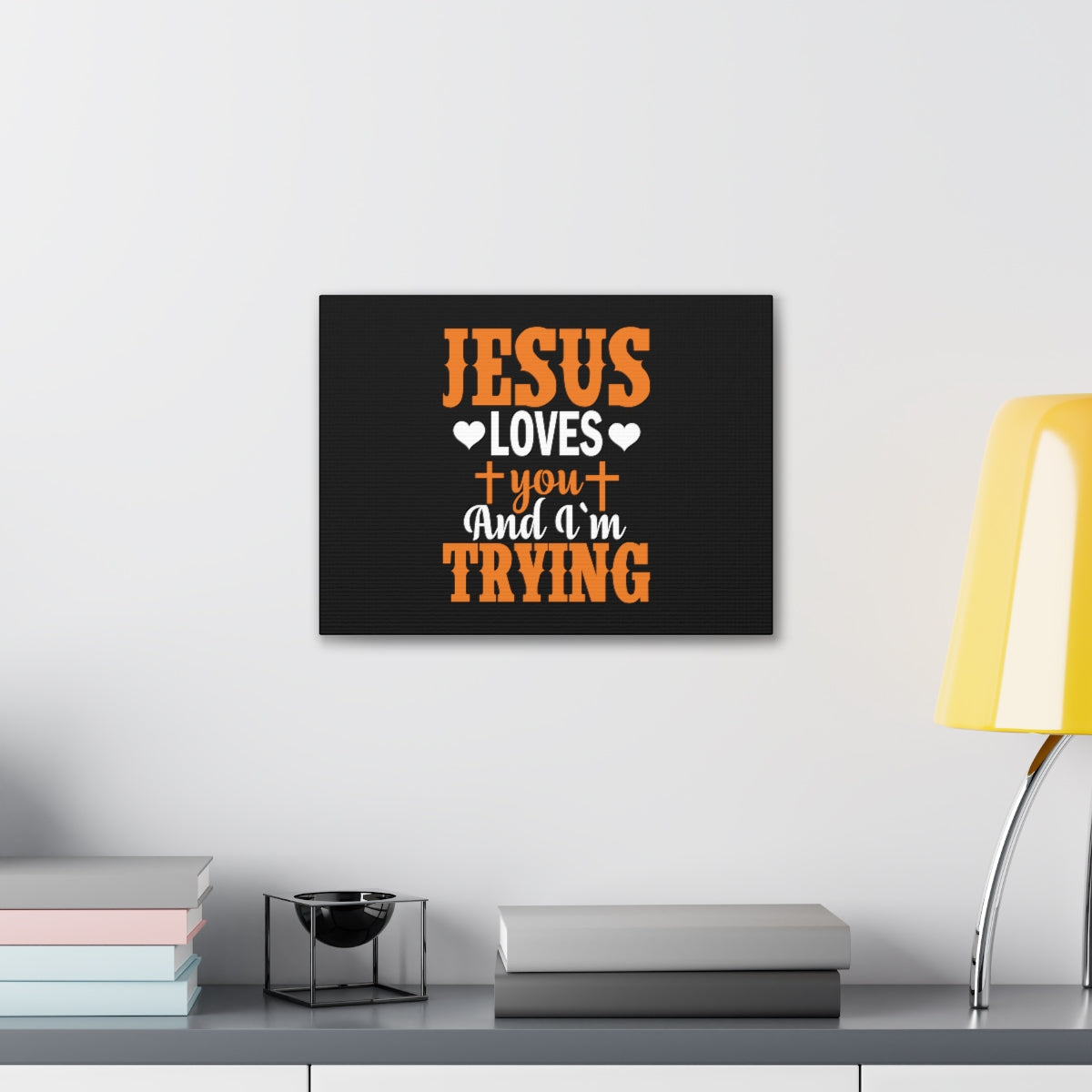 Jesus Loves You James 1:3 Christian Wall Art Bible Verse Print Ready to Hang Unframed-Express Your Love Gifts