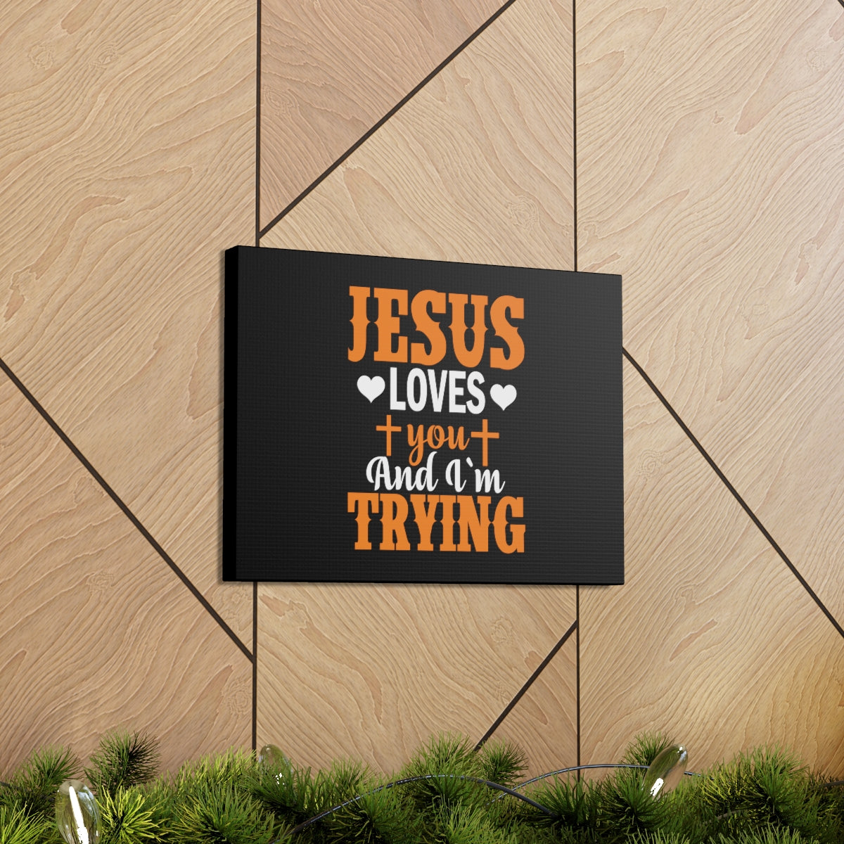 Jesus Loves You James 1:3 Christian Wall Art Bible Verse Print Ready to Hang Unframed-Express Your Love Gifts