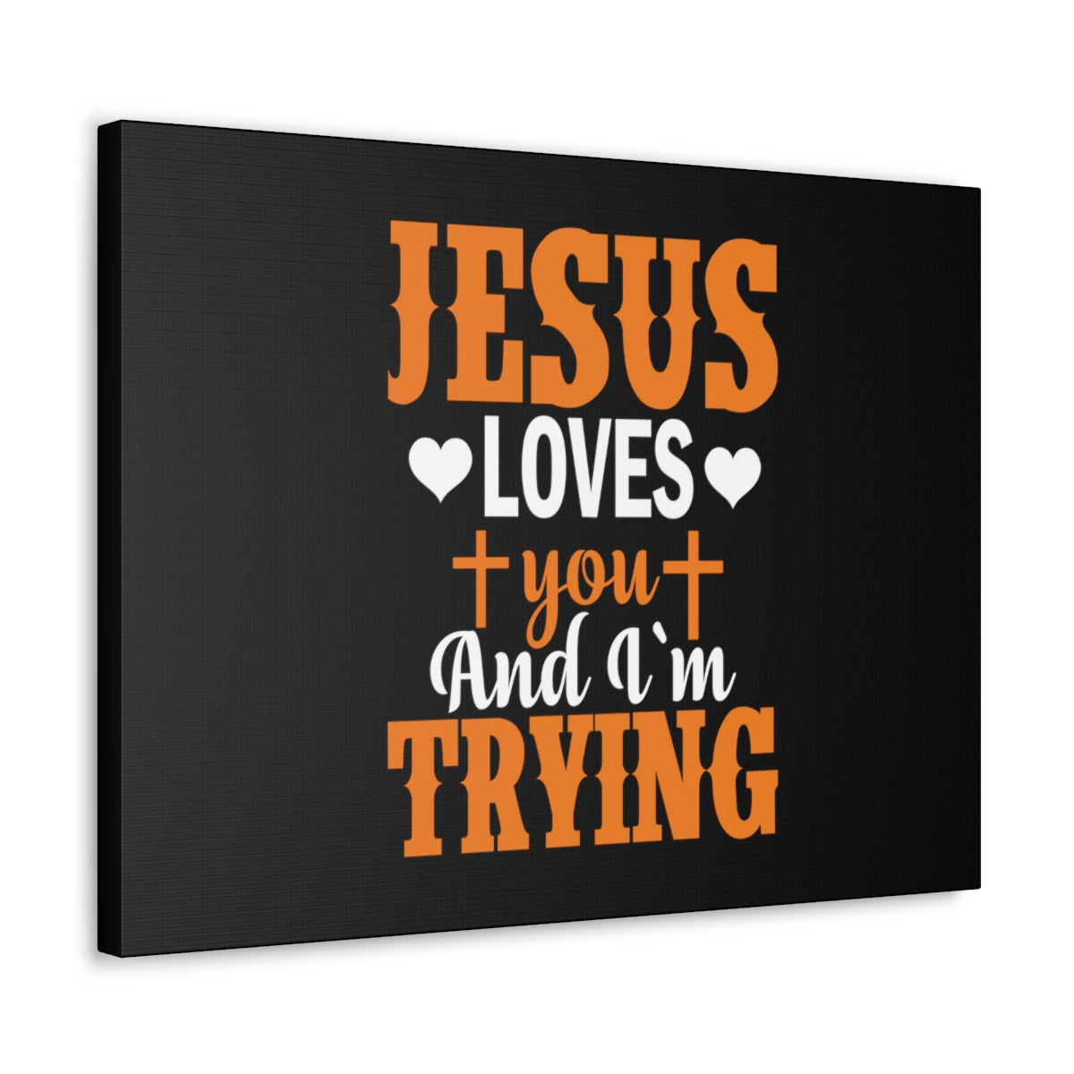 Jesus Loves You James 1:3 Christian Wall Art Bible Verse Print Ready to Hang Unframed-Express Your Love Gifts