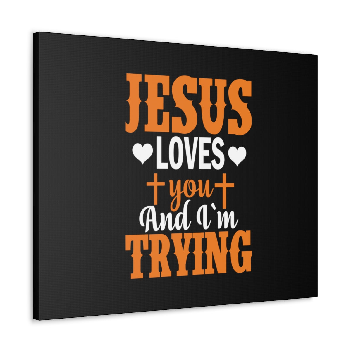 Jesus Loves You James 1:3 Christian Wall Art Bible Verse Print Ready to Hang Unframed-Express Your Love Gifts