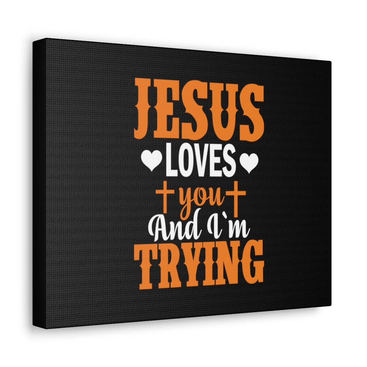 Jesus Loves You James 1:3 Christian Wall Art Bible Verse Print Ready to Hang Unframed-Express Your Love Gifts