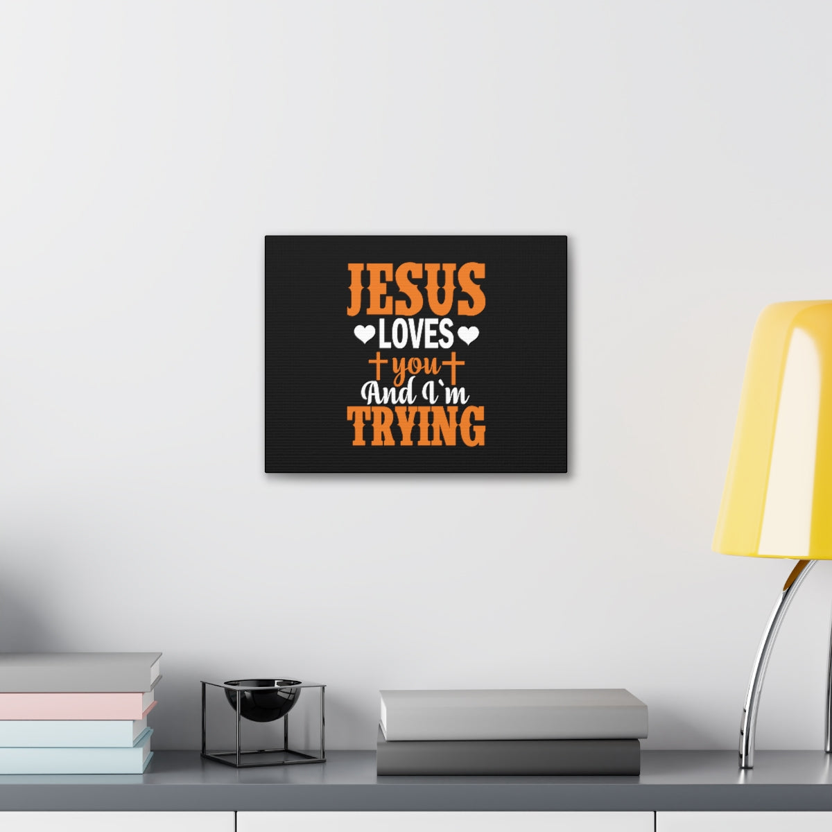 Jesus Loves You James 1:3 Christian Wall Art Bible Verse Print Ready to Hang Unframed-Express Your Love Gifts