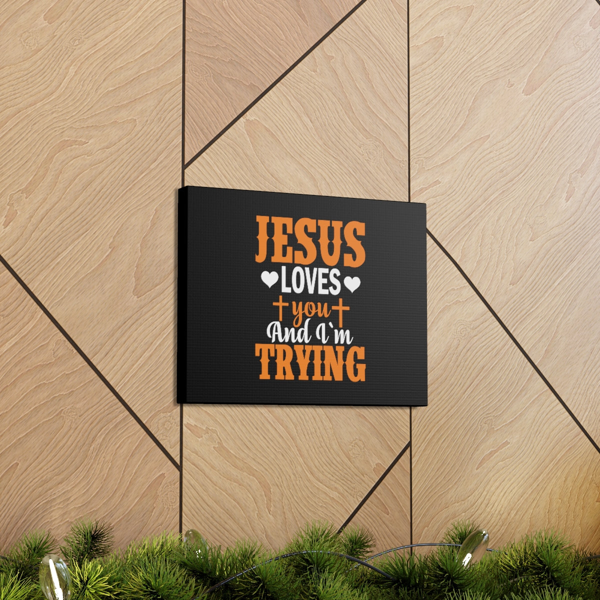 Jesus Loves You James 1:3 Christian Wall Art Bible Verse Print Ready to Hang Unframed-Express Your Love Gifts