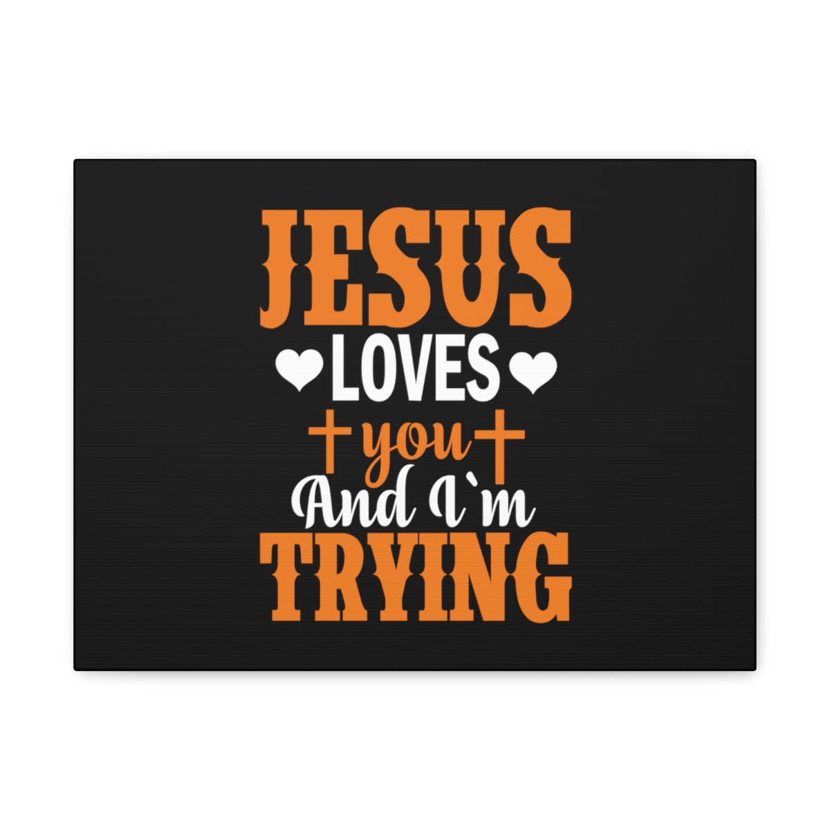 Jesus Loves You James 1:3 Christian Wall Art Bible Verse Print Ready to Hang Unframed-Express Your Love Gifts