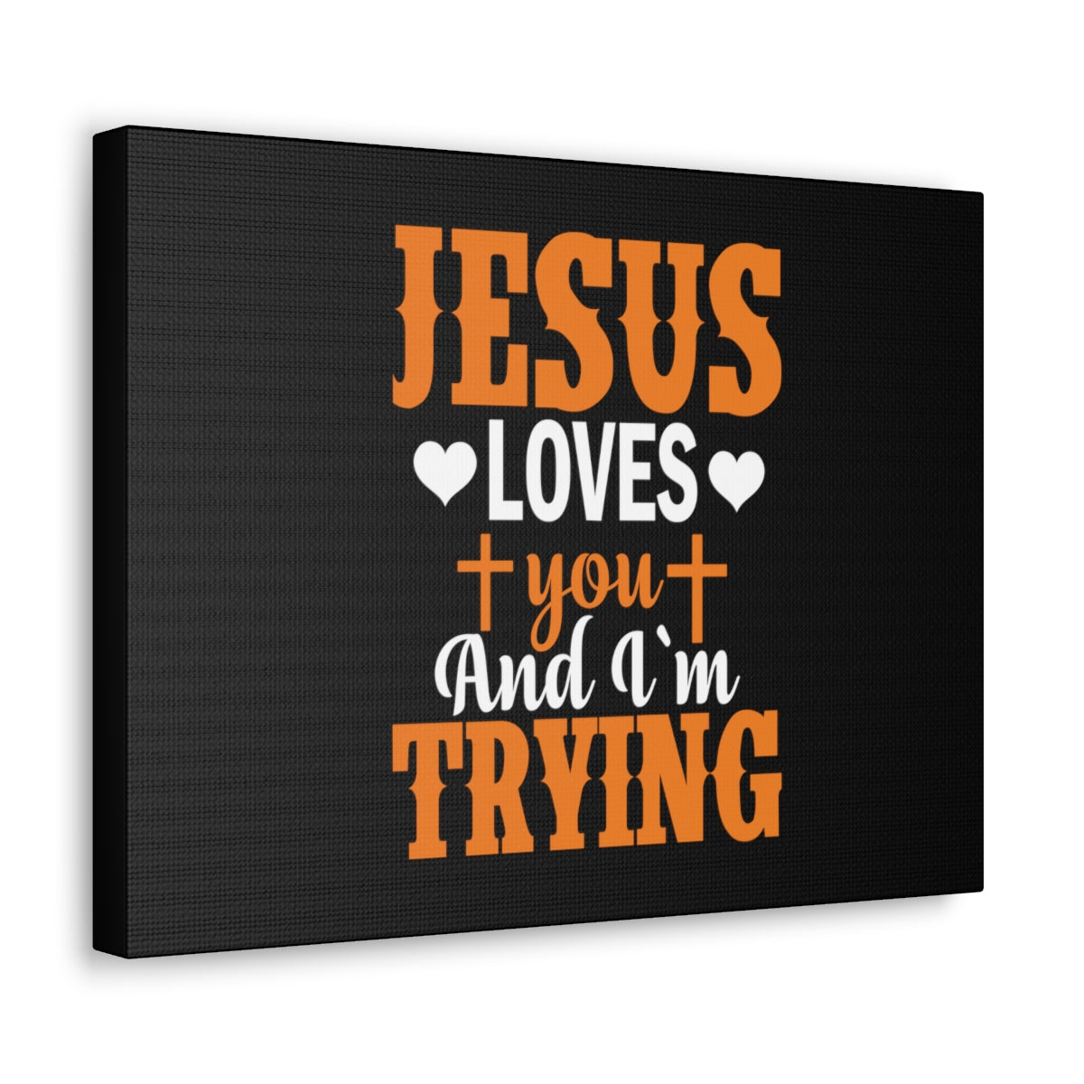 Jesus Loves You James 1:3 Christian Wall Art Bible Verse Print Ready to Hang Unframed-Express Your Love Gifts