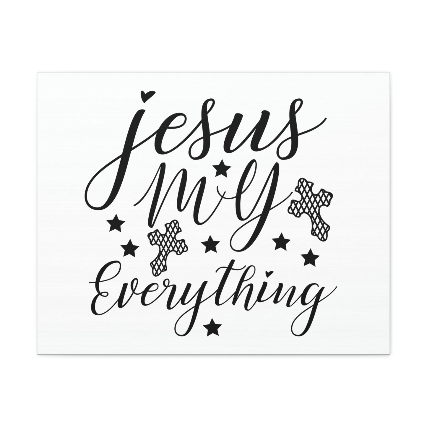 Scripture Walls Jesus My Everything 2 Corinthians 9:8 Christian Wall Art Print Ready to Hang Unframed-Express Your Love Gifts