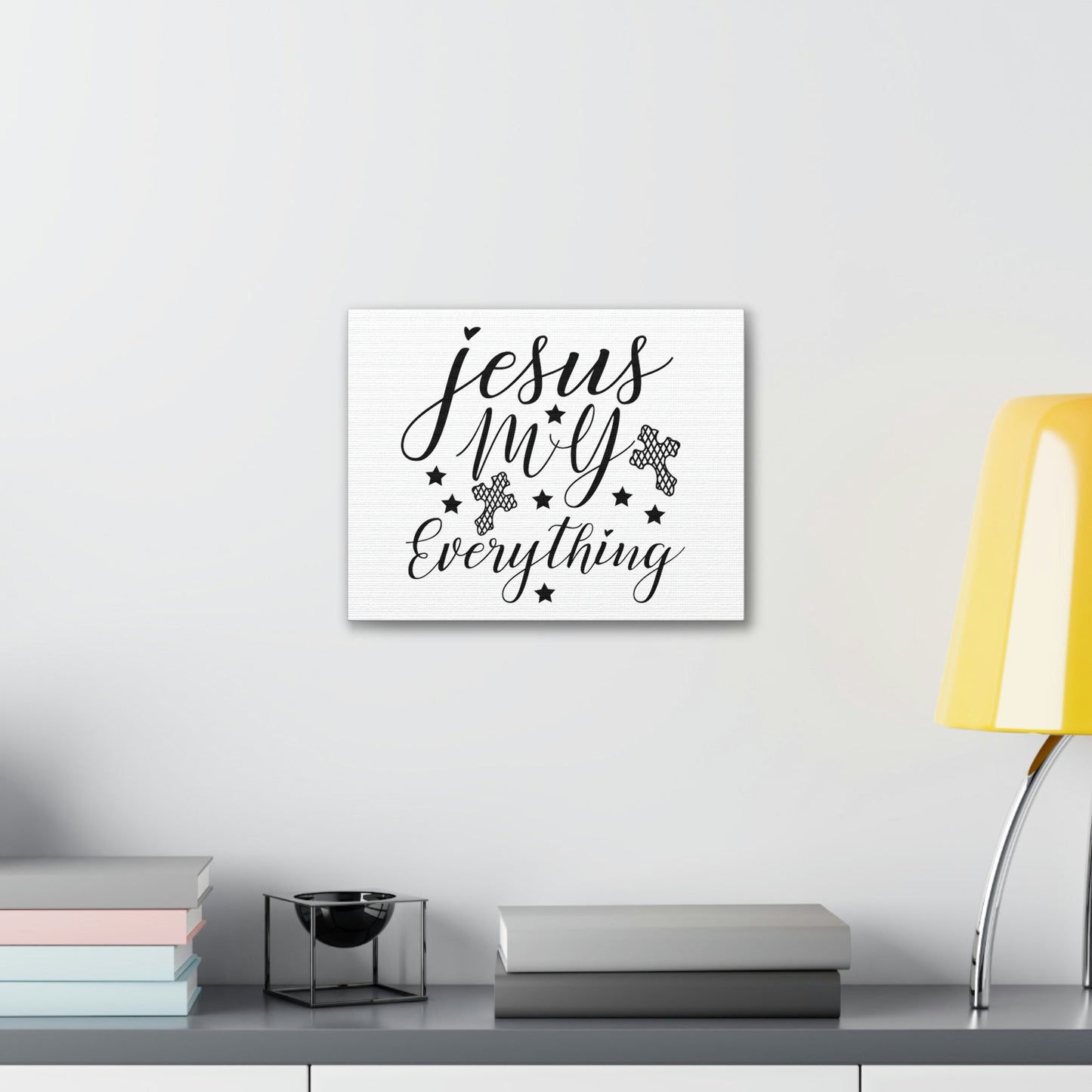 Scripture Walls Jesus My Everything 2 Corinthians 9:8 Christian Wall Art Print Ready to Hang Unframed-Express Your Love Gifts