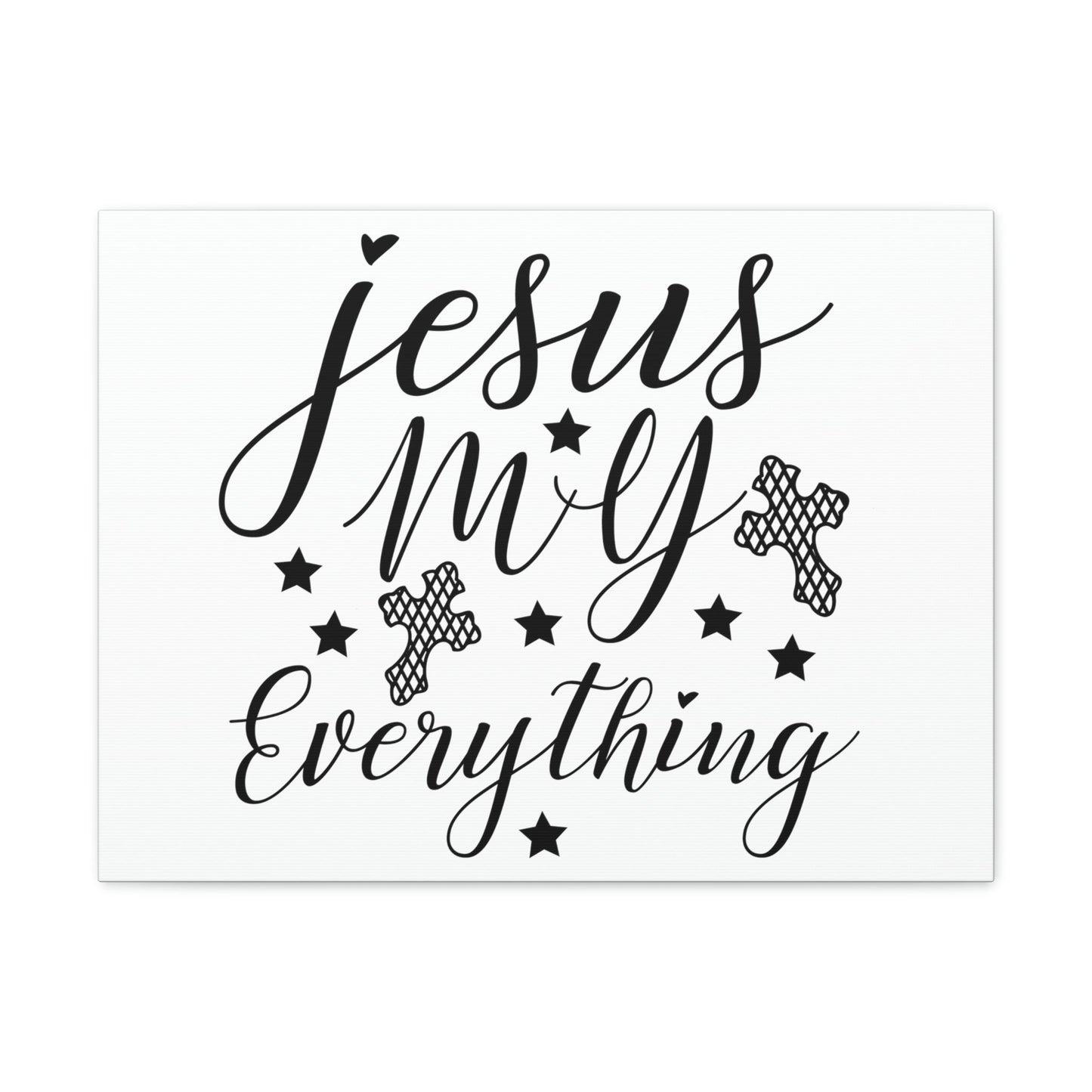 Scripture Walls Jesus My Everything 2 Corinthians 9:8 Christian Wall Art Print Ready to Hang Unframed-Express Your Love Gifts