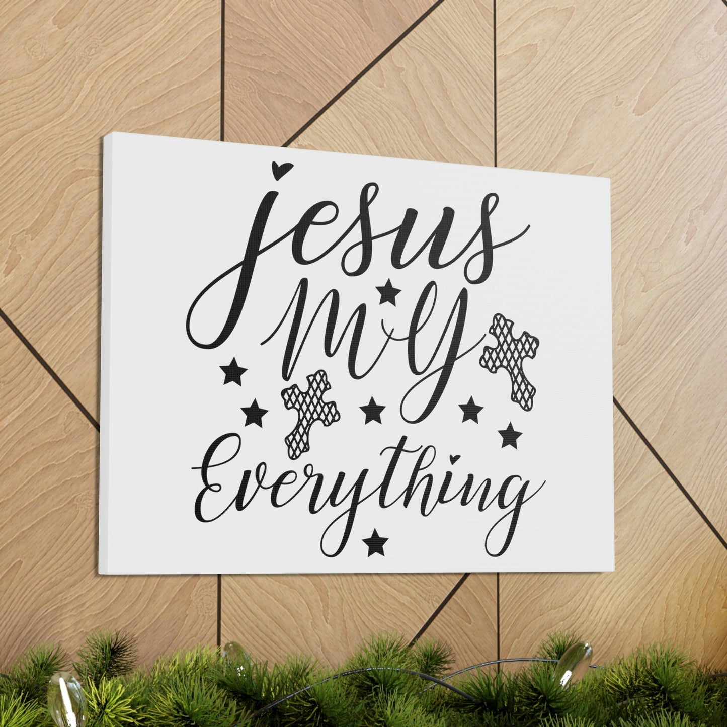 Scripture Walls Jesus My Everything 2 Corinthians 9:8 Christian Wall Art Print Ready to Hang Unframed-Express Your Love Gifts