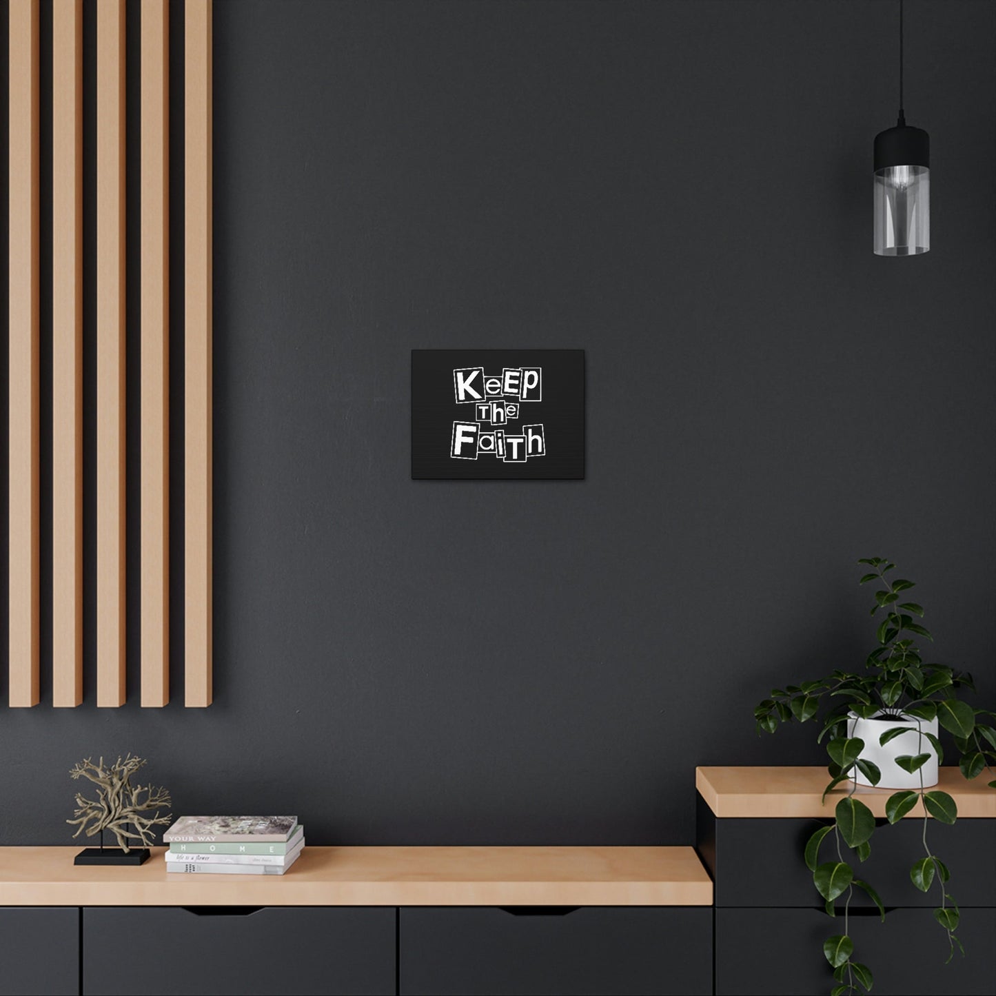 Keep The Faith Hebrews 11:6 Squares Christian Wall Art Bible Verse Print Ready to Hang Unframed-Express Your Love Gifts