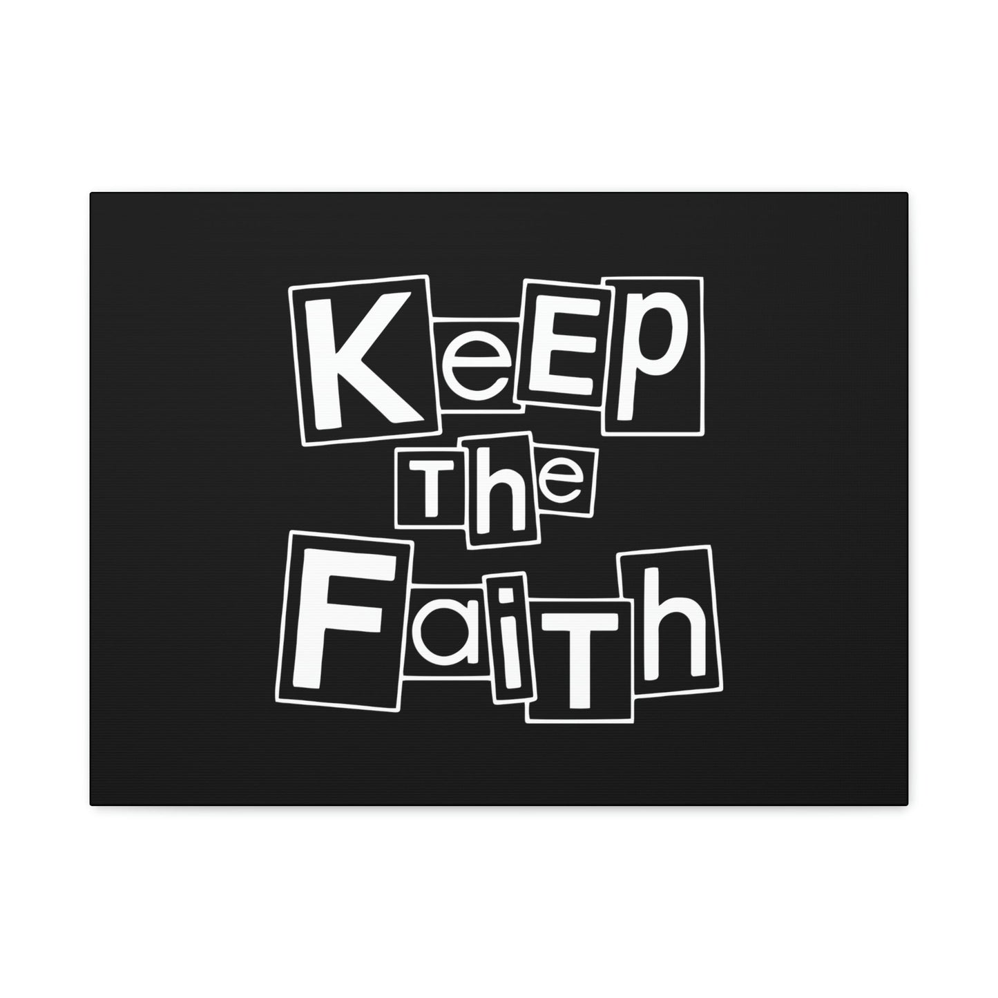 Keep The Faith Hebrews 11:6 Squares Christian Wall Art Bible Verse Print Ready to Hang Unframed-Express Your Love Gifts