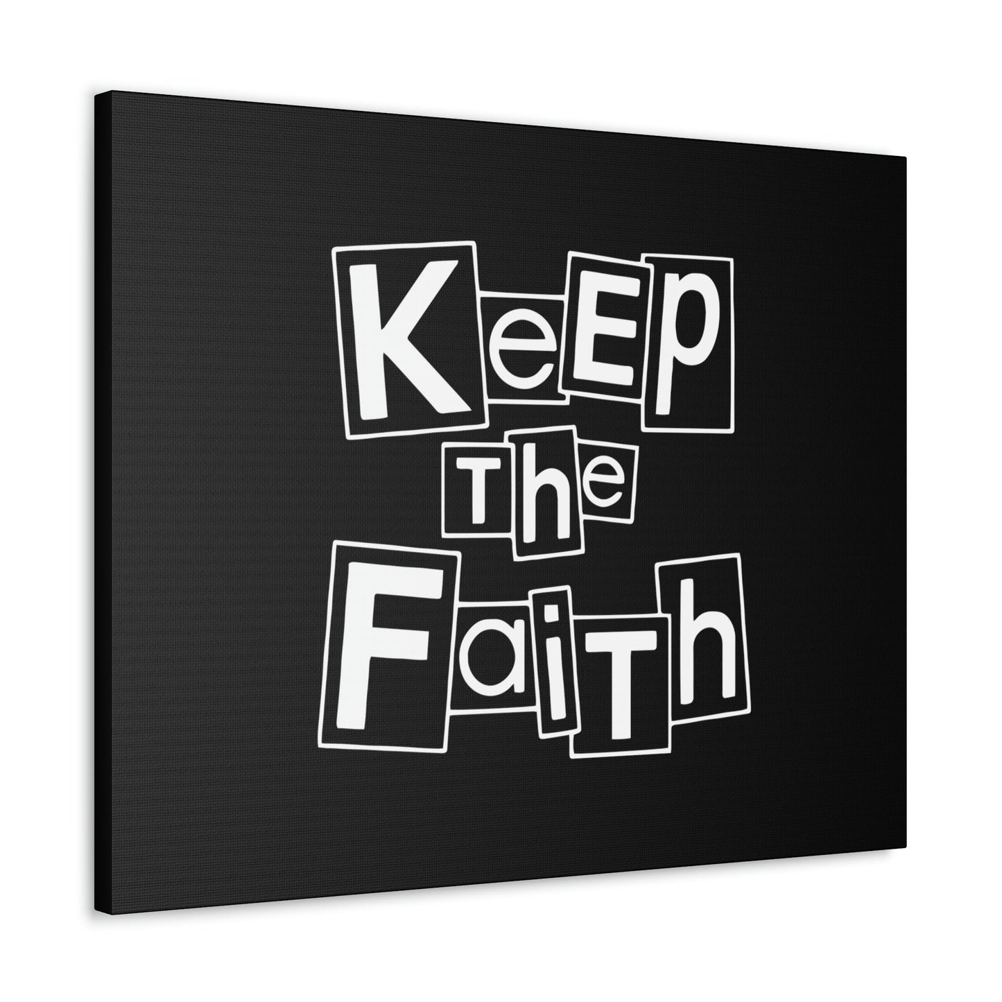 Keep The Faith Hebrews 11:6 Squares Christian Wall Art Bible Verse Print Ready to Hang Unframed-Express Your Love Gifts