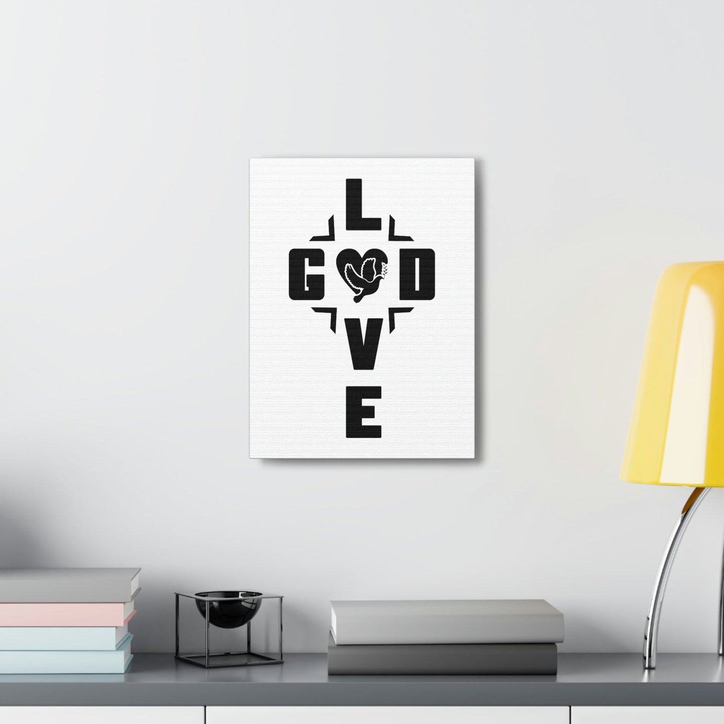 Love God Deuteronomy 6:5 Christian Wall Art Bible Verse Print Ready to Hang Unframed-Express Your Love Gifts