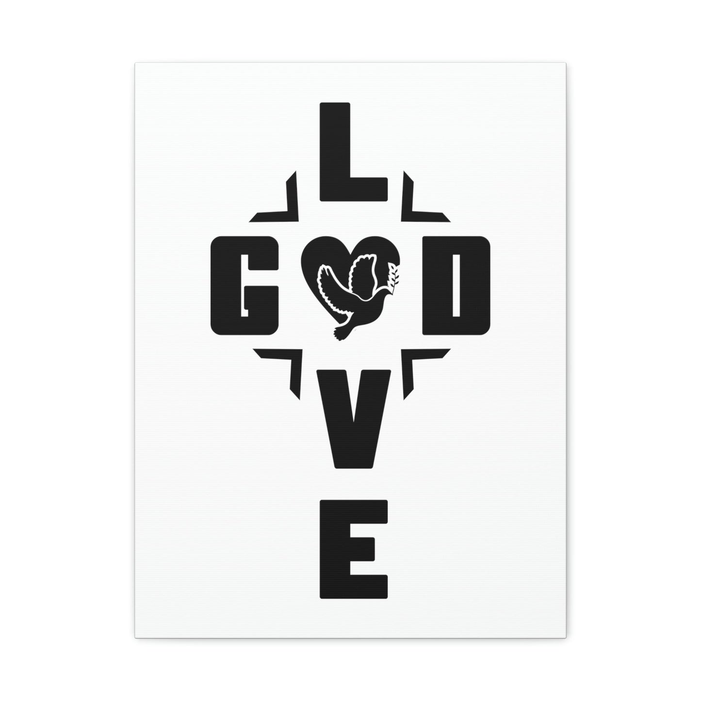 Love God Deuteronomy 6:5 Christian Wall Art Bible Verse Print Ready to Hang Unframed-Express Your Love Gifts