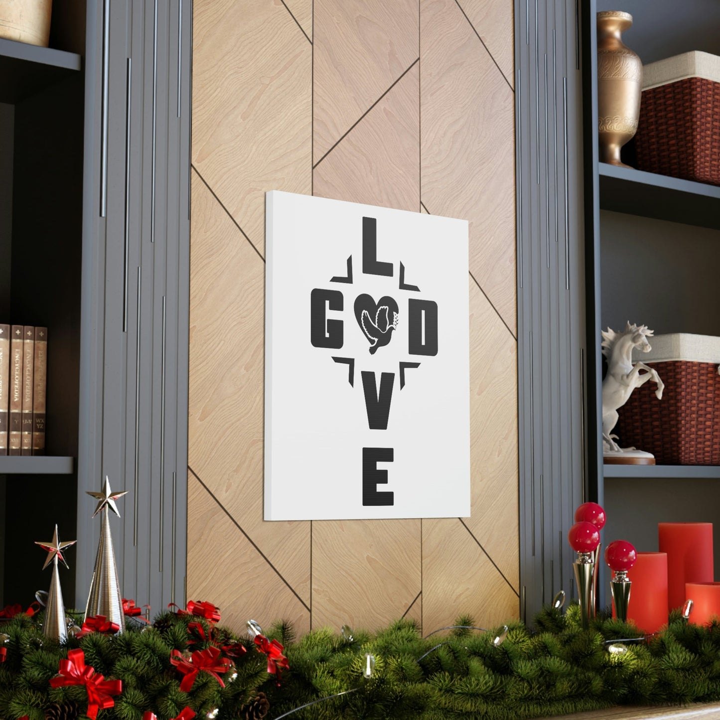 Love God Deuteronomy 6:5 Christian Wall Art Bible Verse Print Ready to Hang Unframed-Express Your Love Gifts
