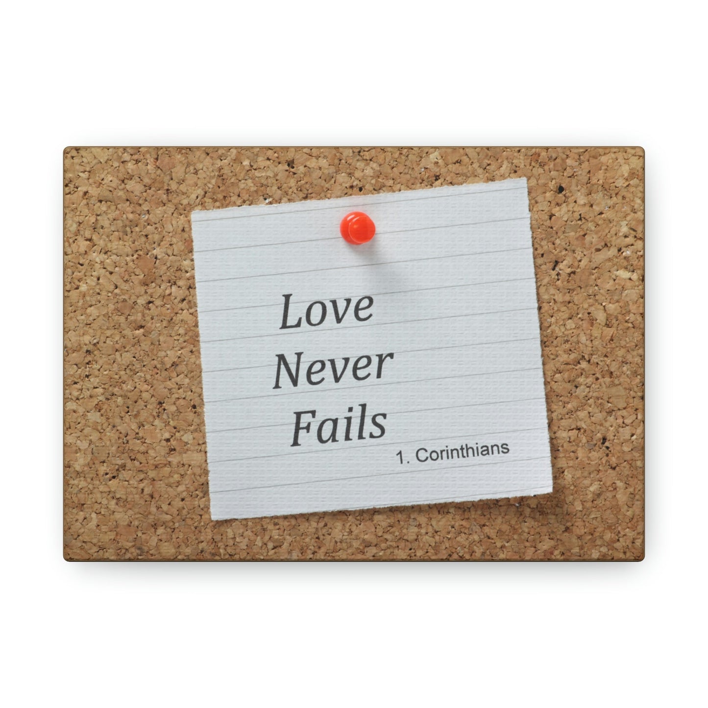 Love Never Fails 1 Corinthians 13 Christian Wall Art Bible Verse Print Ready to Hang Unframed-Express Your Love Gifts