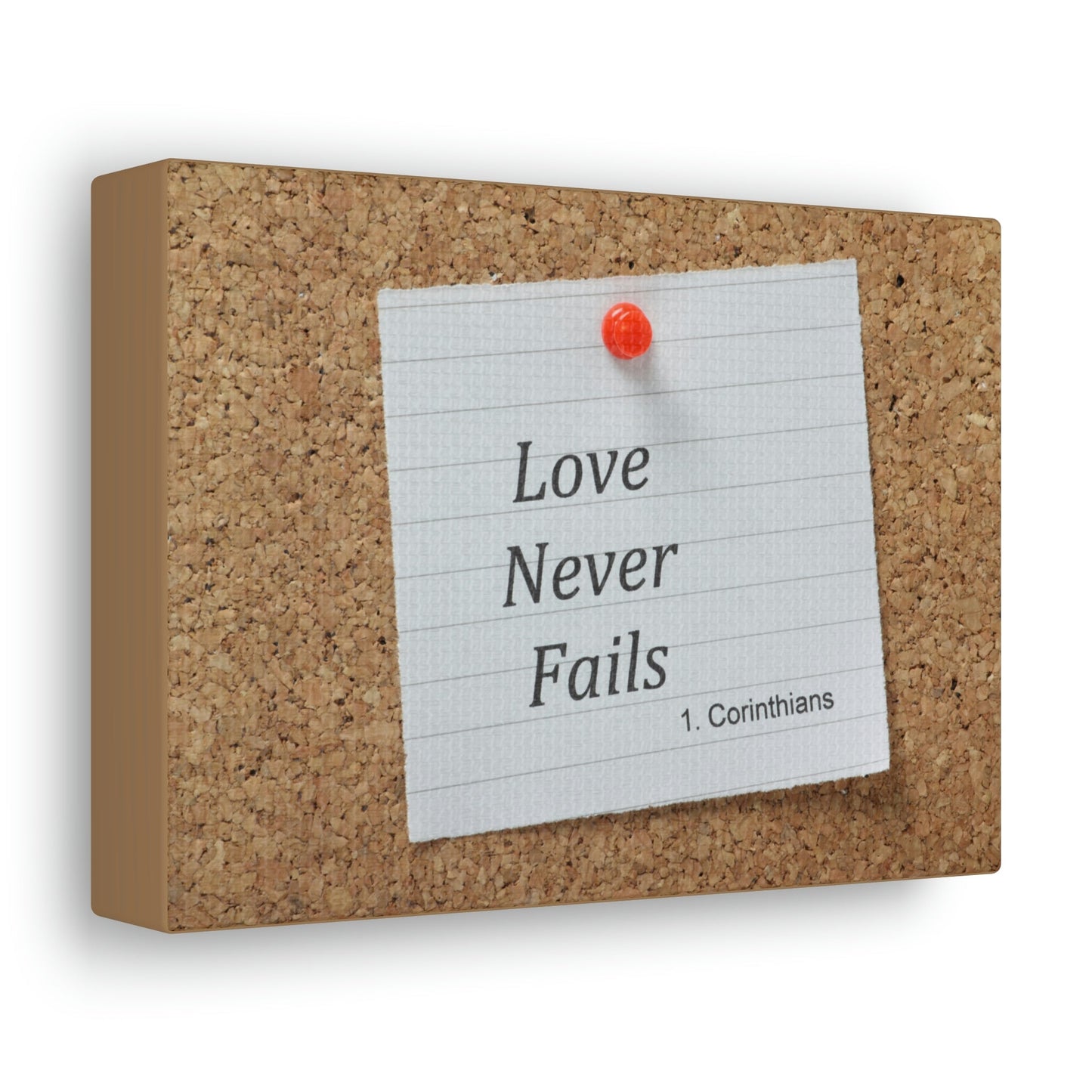 Love Never Fails 1 Corinthians 13 Christian Wall Art Bible Verse Print Ready to Hang Unframed-Express Your Love Gifts